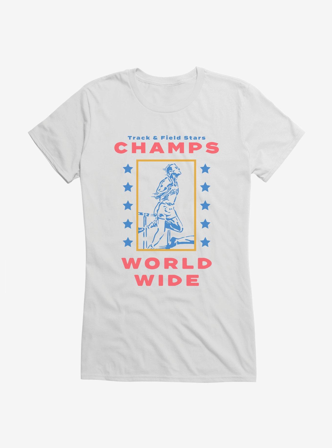 Olympic Track & Field Stars Champs Worldwide Girls T-Shirt