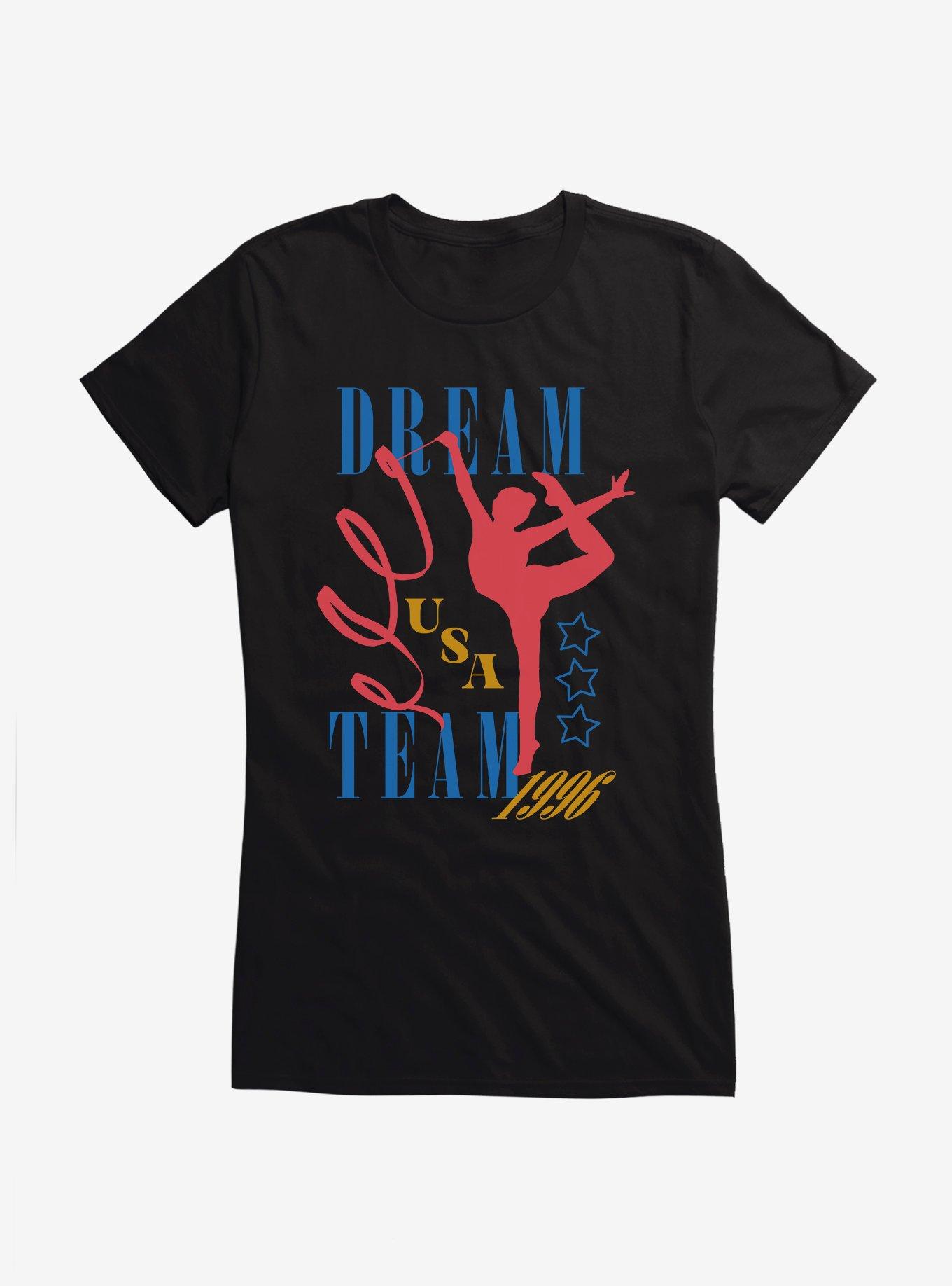 Olympic Rhythmic Gymnastics USA 1996 Girls T-Shirt, BLACK, hi-res