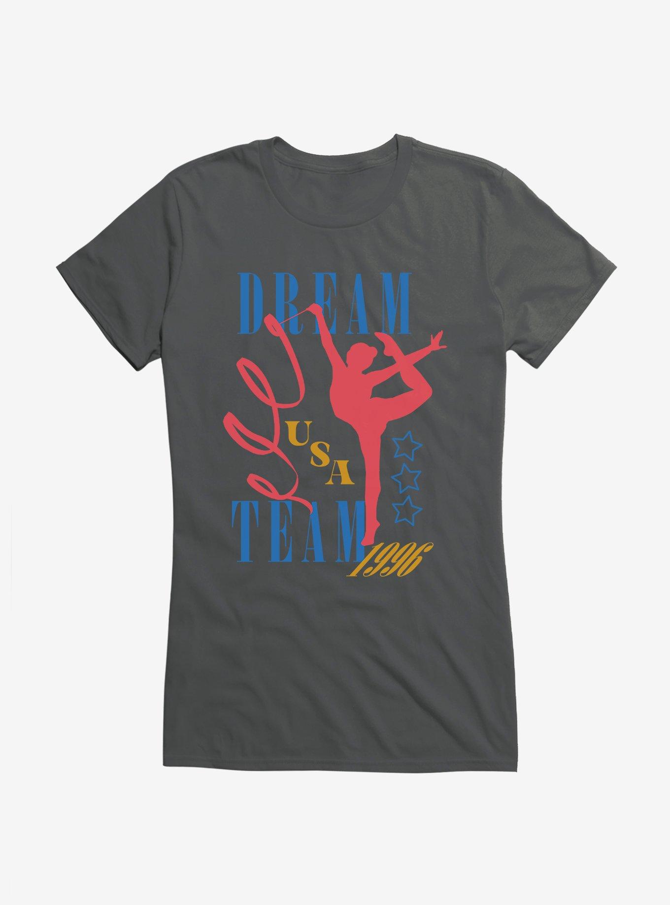 Olympic Rhythmic Gymnastics USA 1996 Girls T-Shirt, CHARCOAL, hi-res