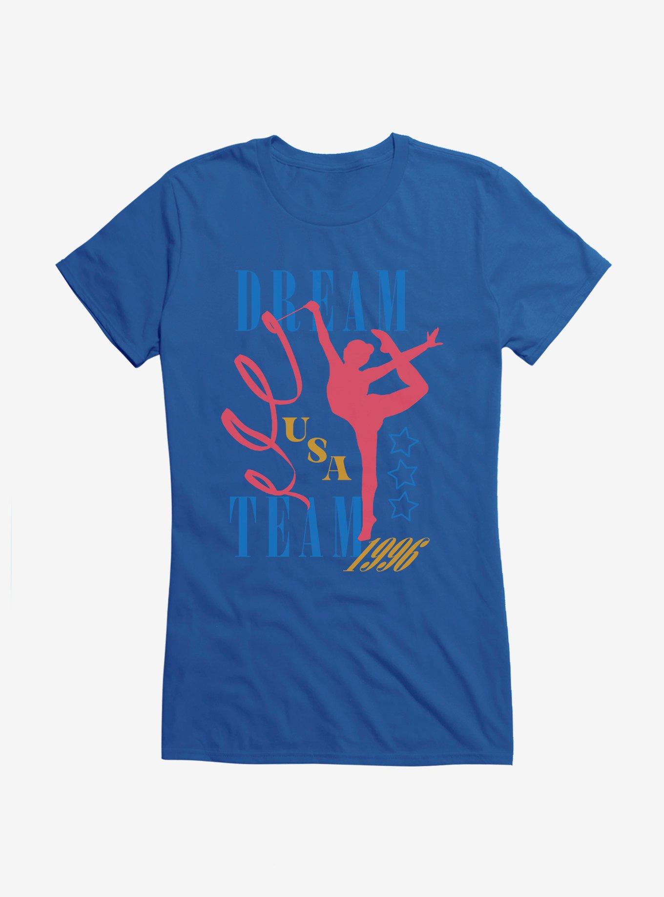Olympic Rhythmic Gymnastics USA 1996 Girls T-Shirt, ROYAL, hi-res