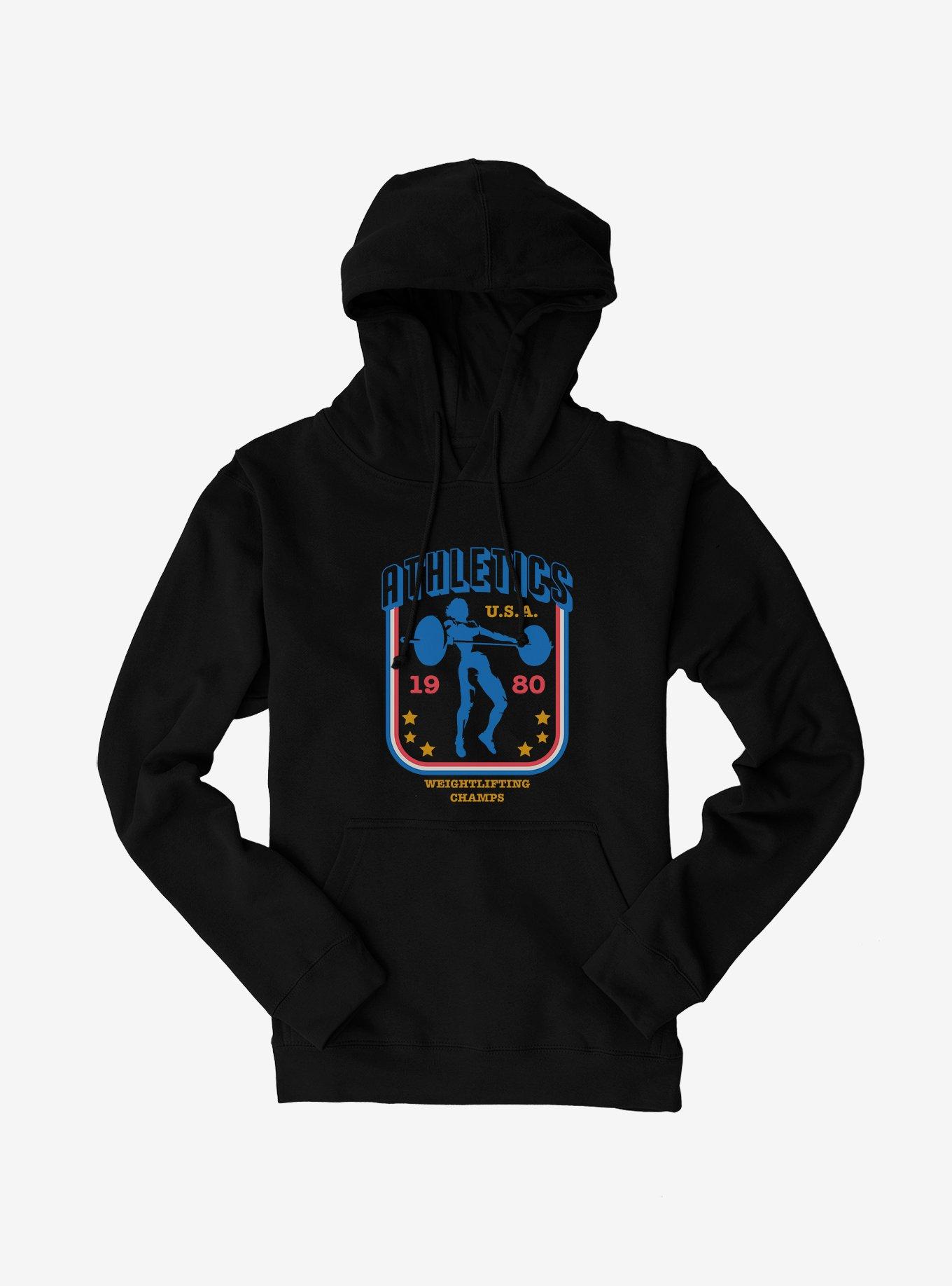 Olympic Weightlifting Champs 1980 USA Hoodie, , hi-res