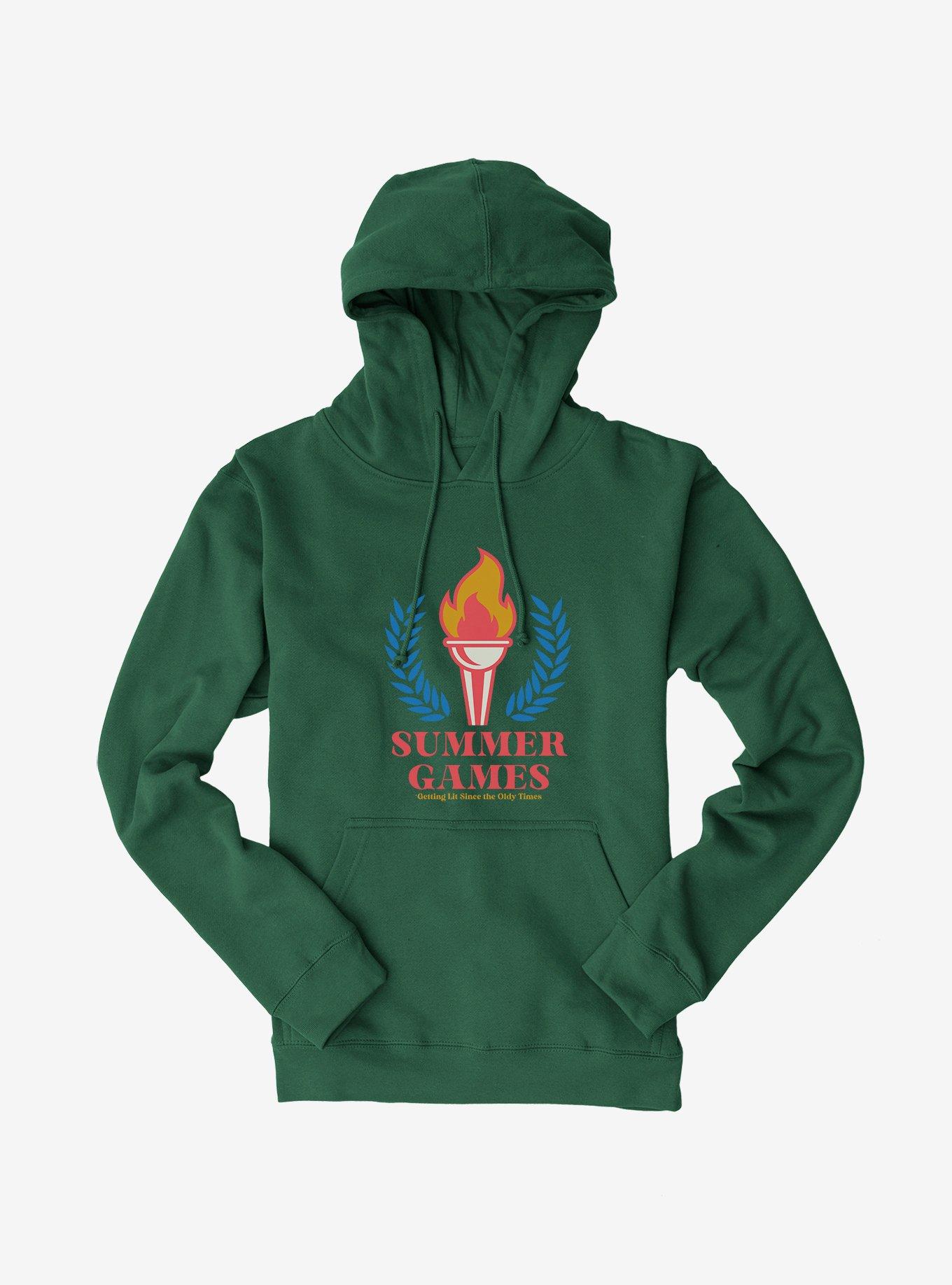 Olympic Lit Since The Oldy Times Hoodie, FOREST GREEN, hi-res