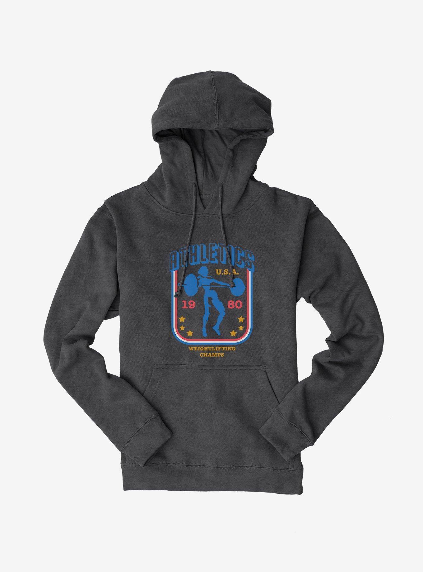 Olympic Weightlifting Champs 1980 USA Hoodie, , hi-res