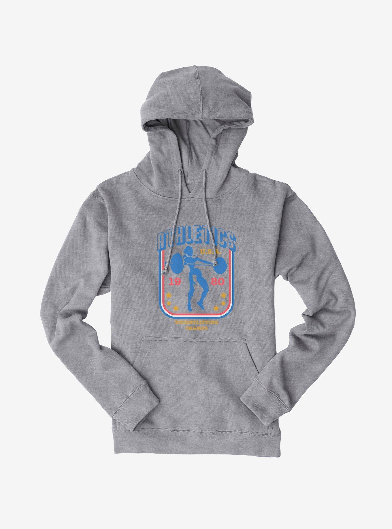 Olympic Weightlifting Champs 1980 USA Hoodie, , hi-res