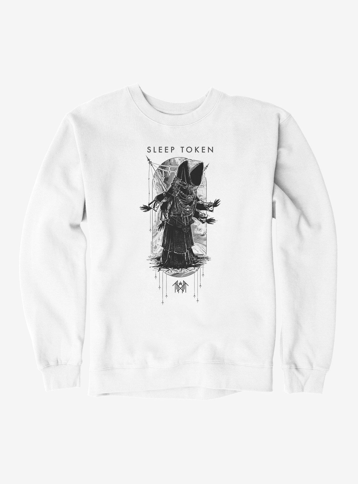 Sleep Token Aqua Regia Sweatshirt, WHITE, hi-res