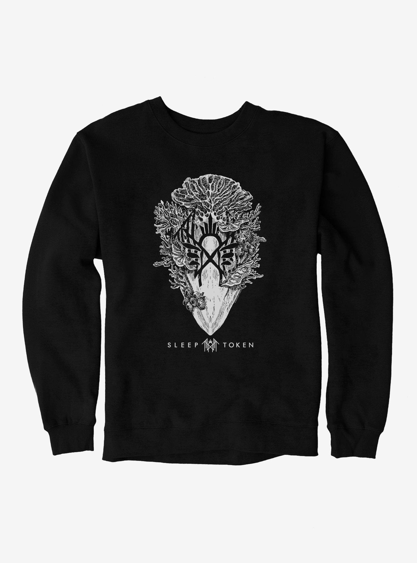 Sleep Token Coral Mask Spider Sweatshirt, , hi-res