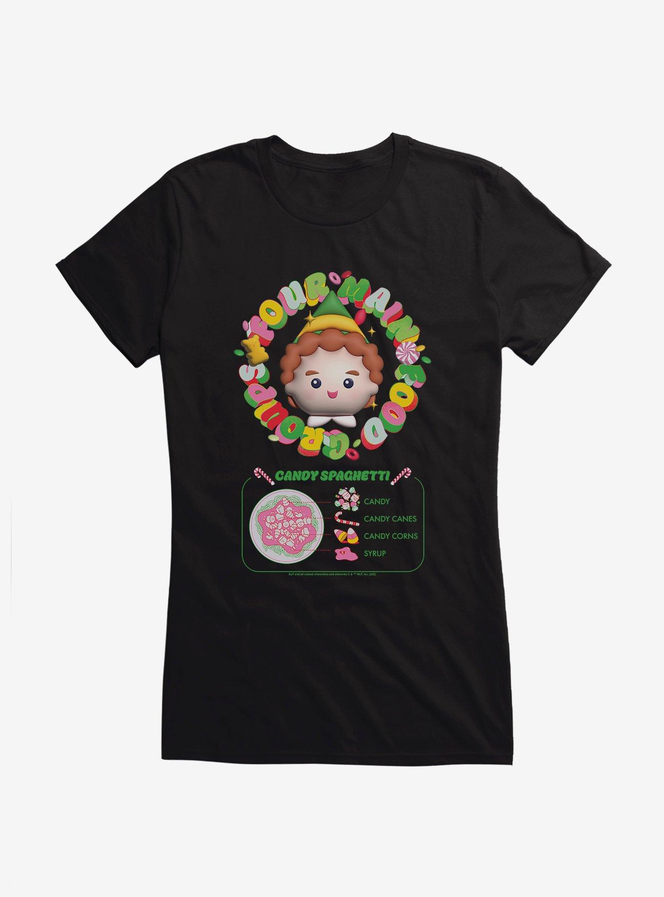 Elf Candy Spaghetti Girls T-Shirt, , hi-res