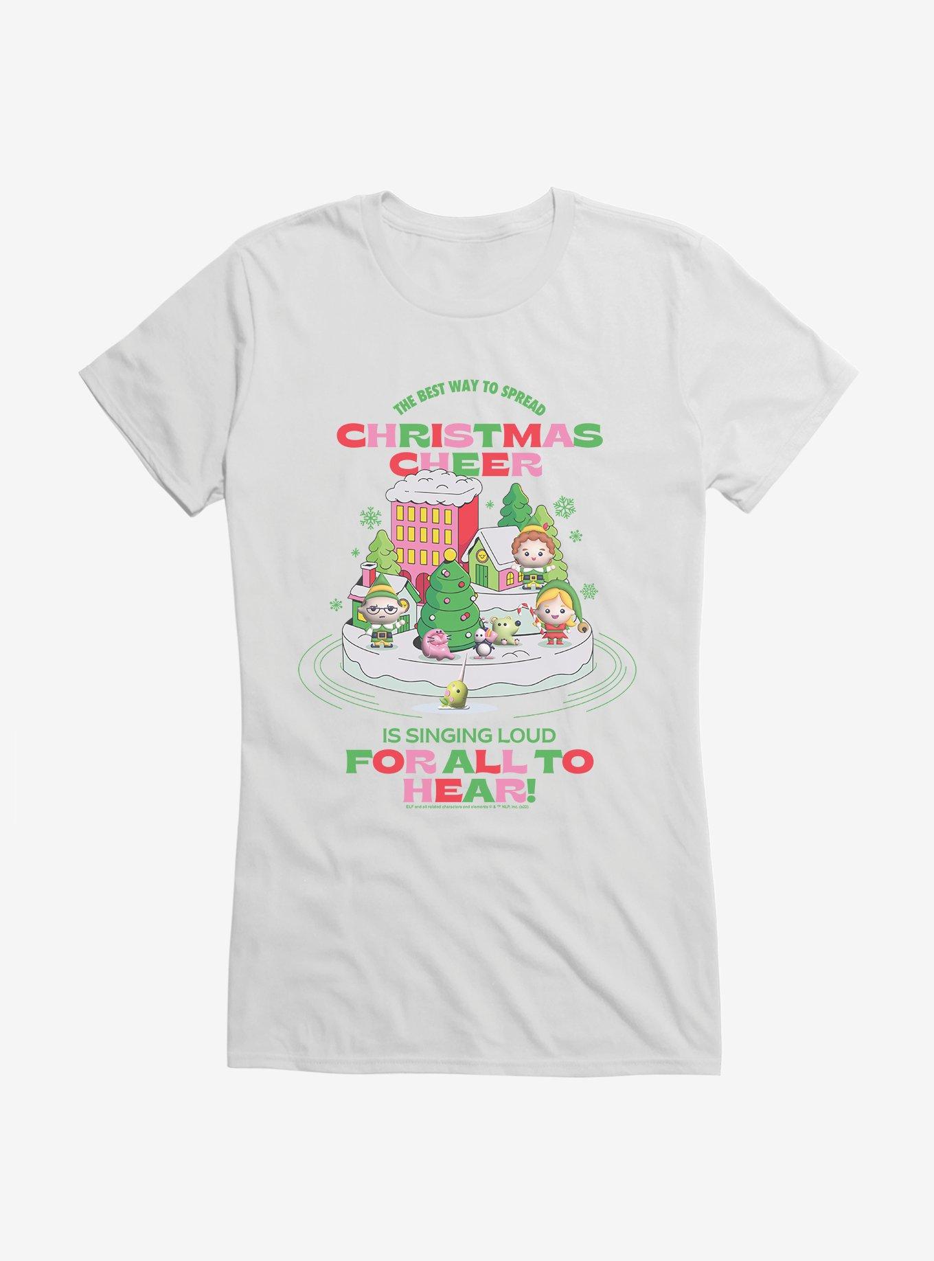 Elf Christmas Cheer Girls T-Shirt, , hi-res