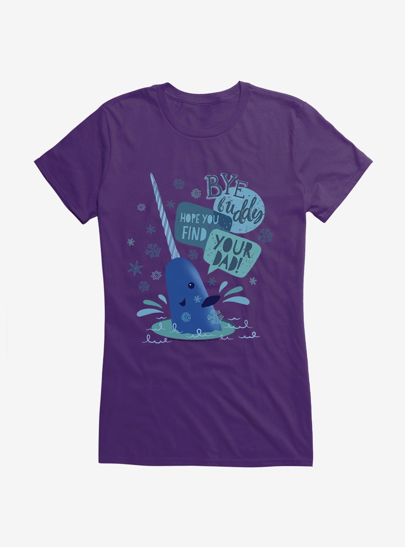 Elf Mr. Narwhal Farewell Girls T-Shirt