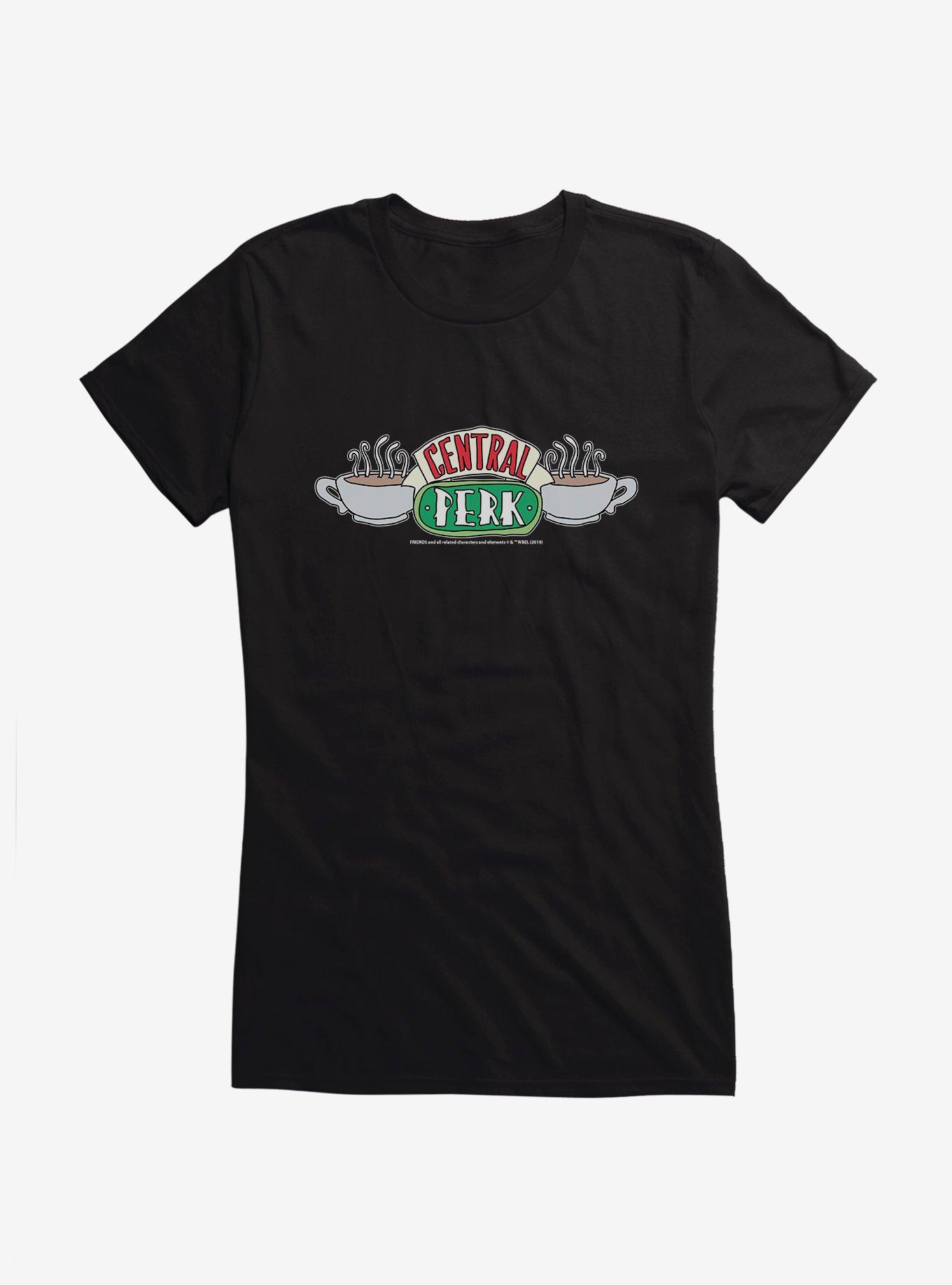 Friends Central Perk Sign Girls T-Shirt, BLACK, hi-res