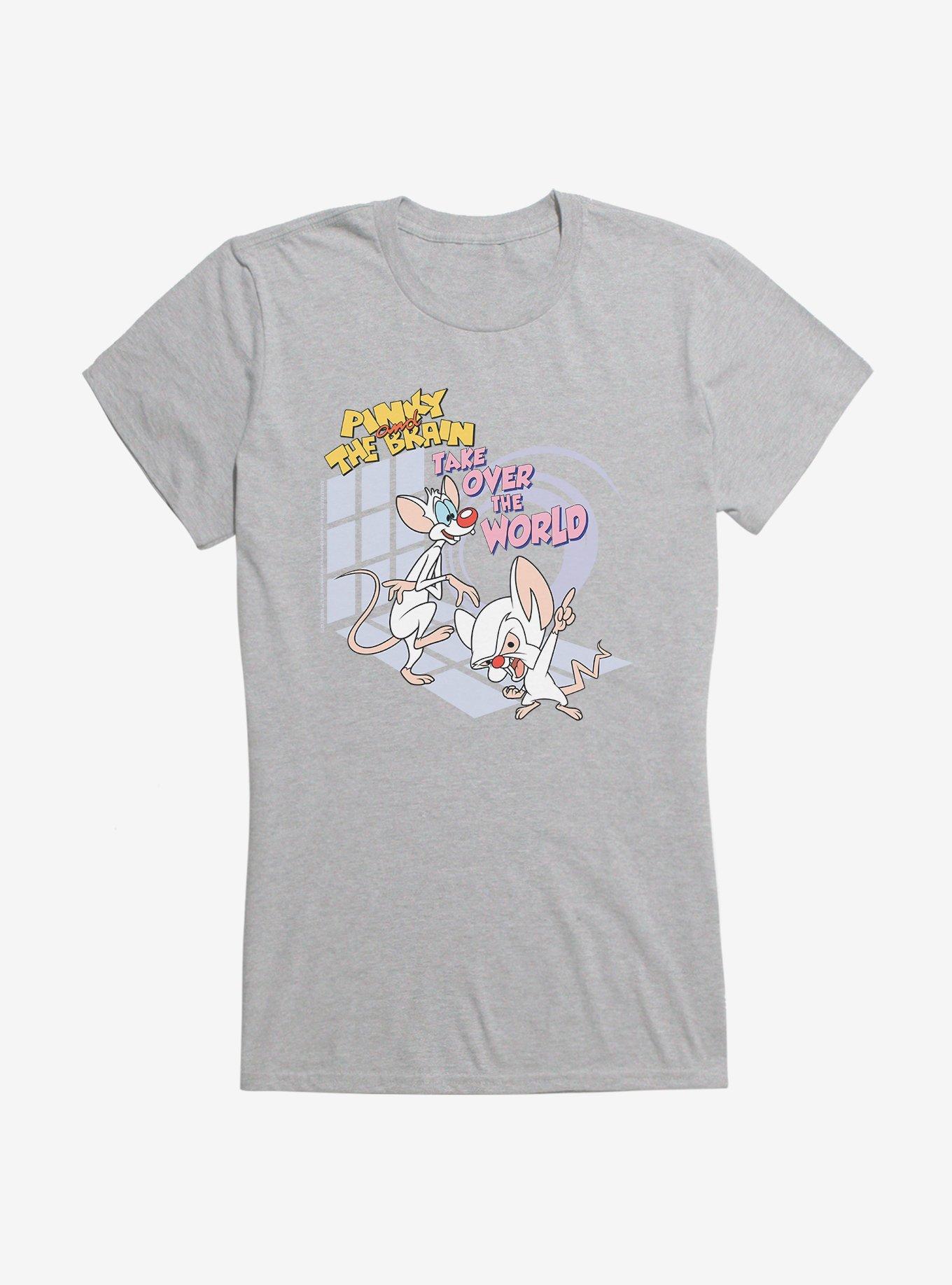 Animaniacs Pinky And The Brain Takeover Girls T-Shirt, , hi-res