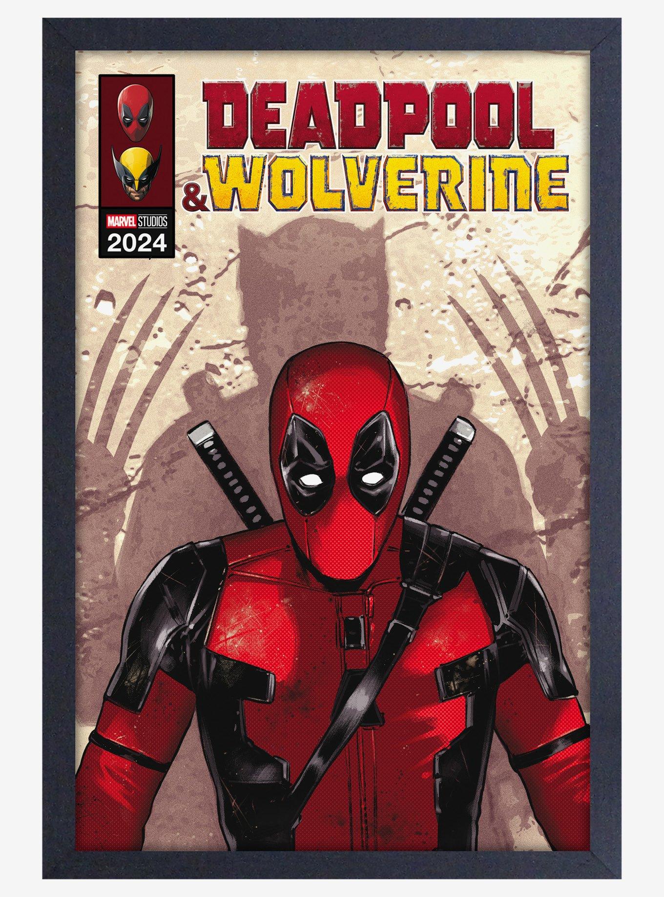 Marvel Deadpool 3 Shadow Wood Wall Art | BoxLunch