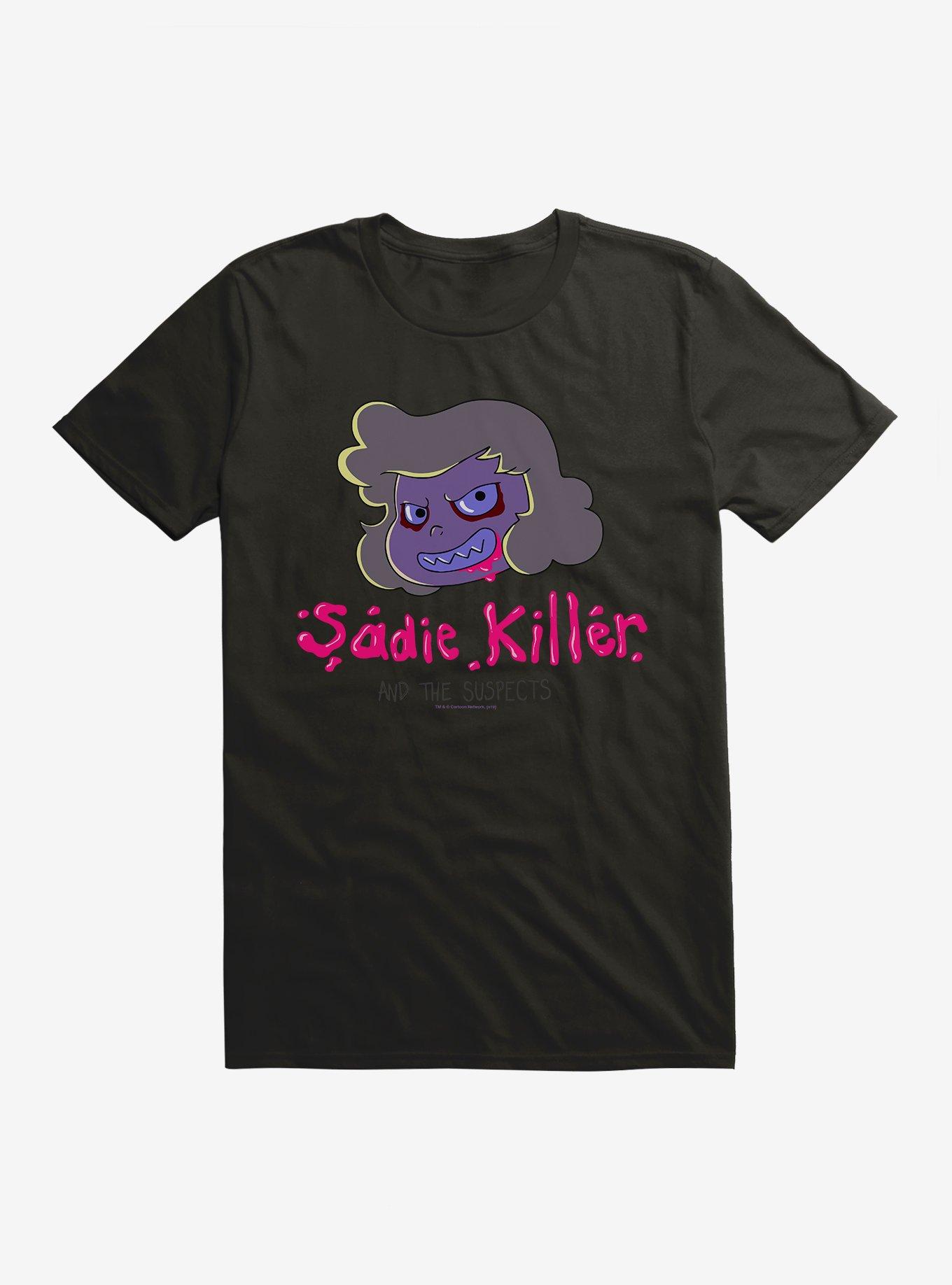 Steven Universe Sadie Killer And The Suspects Band Logo T-Shirt, BLACK, hi-res