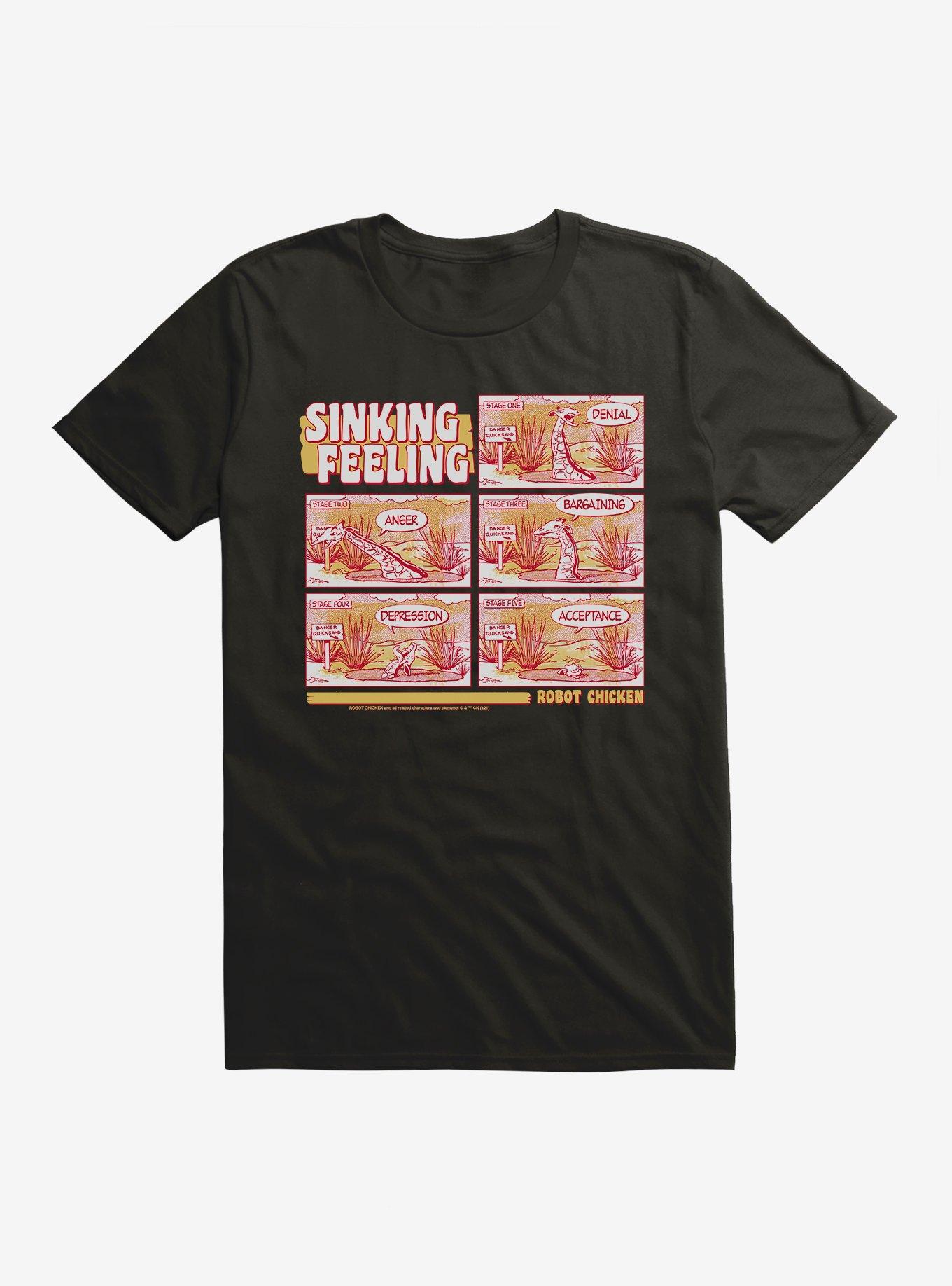 Robot Chicken Sinking Feeling T-Shirt, , hi-res