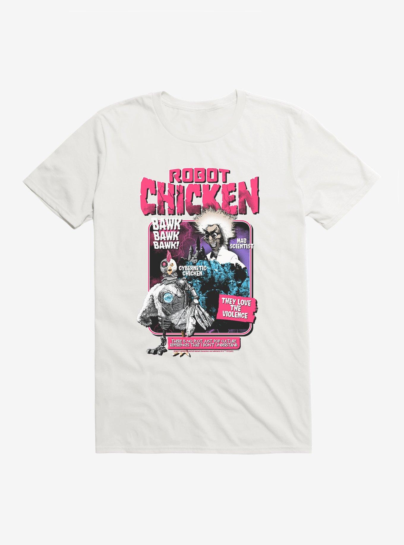 Robot Chicken They Love The Violence T-Shirt, , hi-res