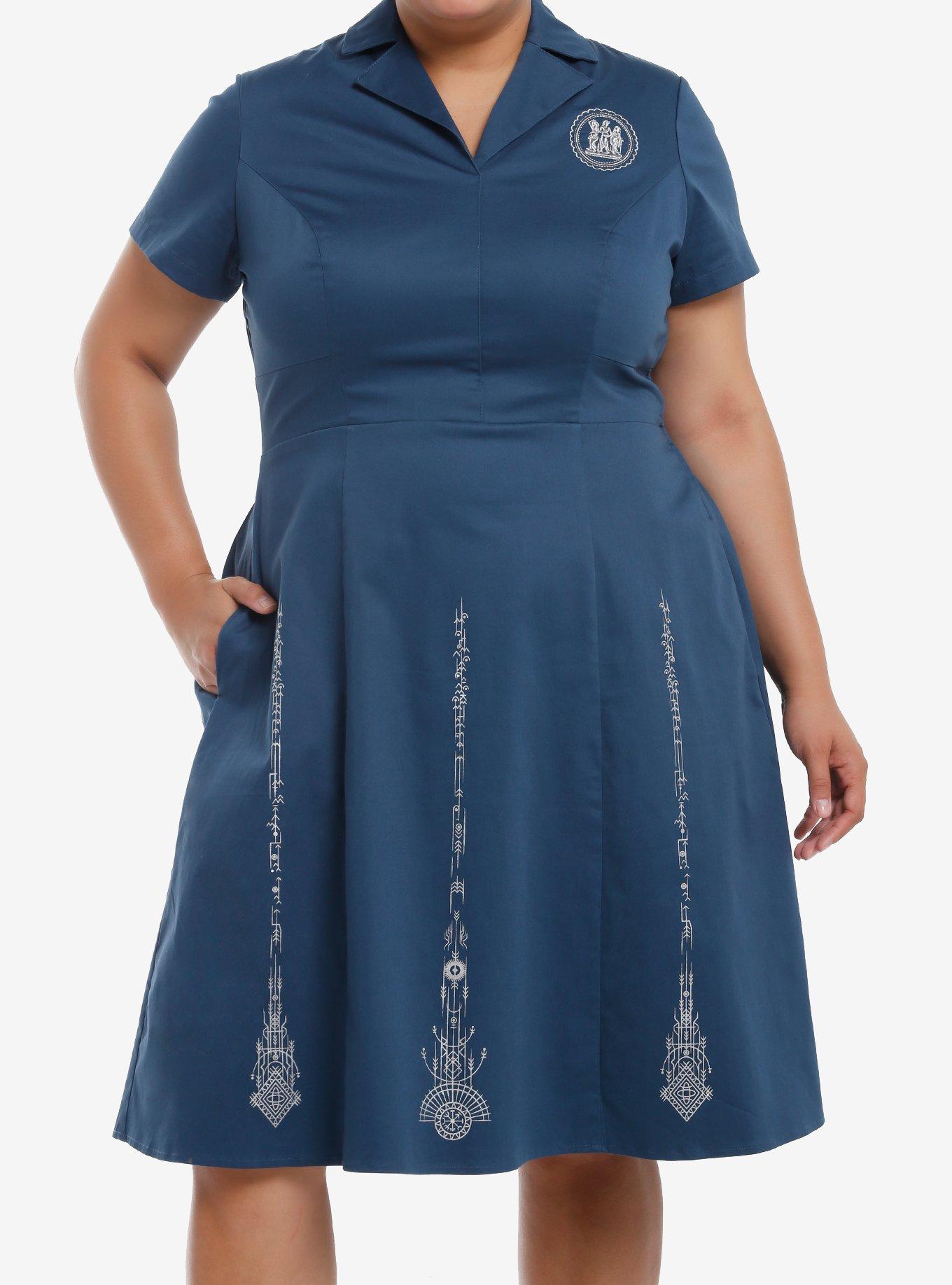 Her Universe Marvel Agatha All Along Agatha Retro Dress Plus Size Her Universe Exclusive, , hi-res