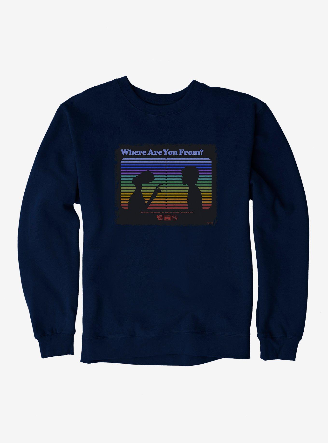 E.T. 40th Anniversary Where Are You From E.T And Elliott Silhouette Sweatshirt