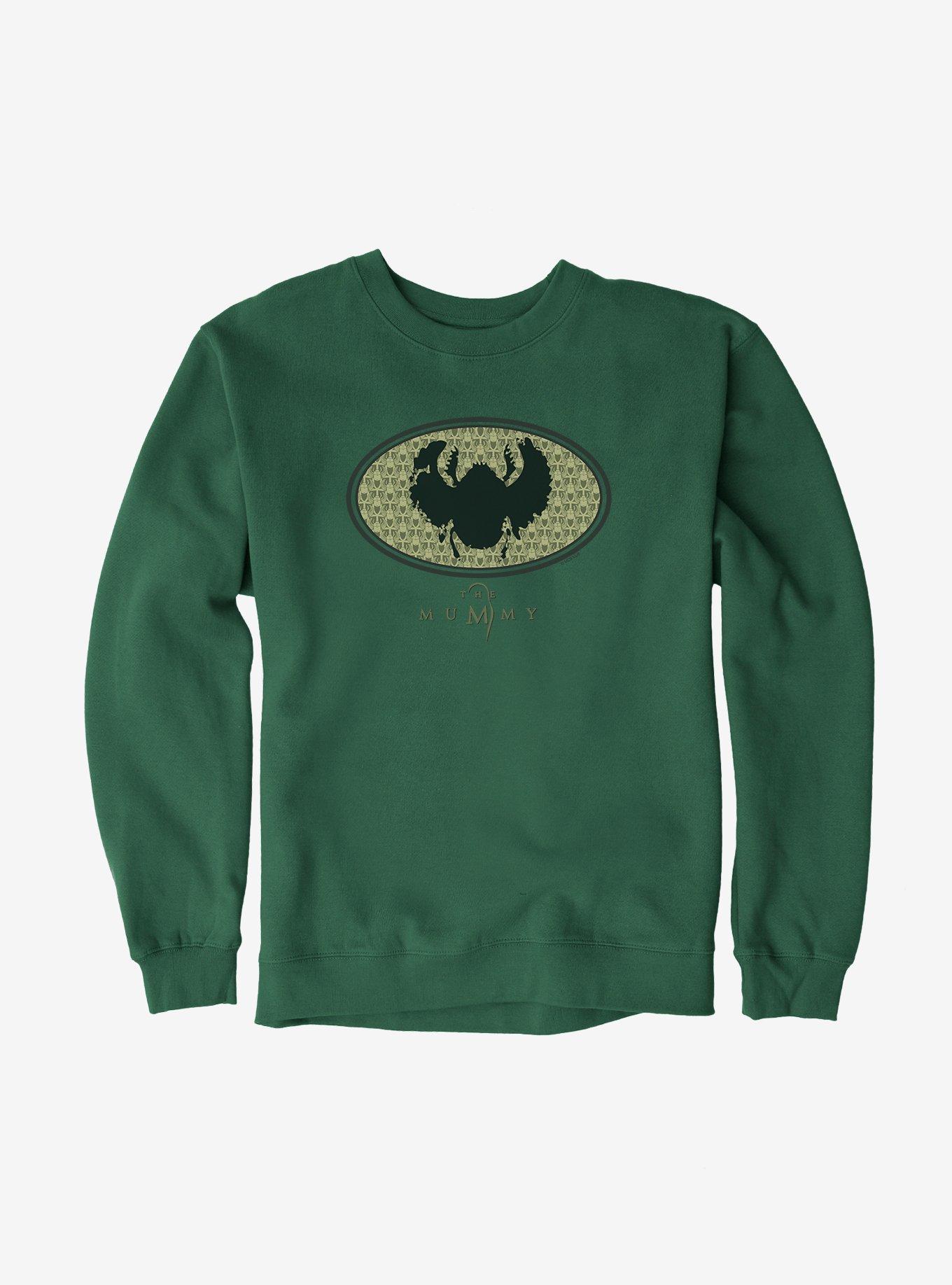 The Mummy Flying Scarab Silhouette Sweatshirt, , hi-res