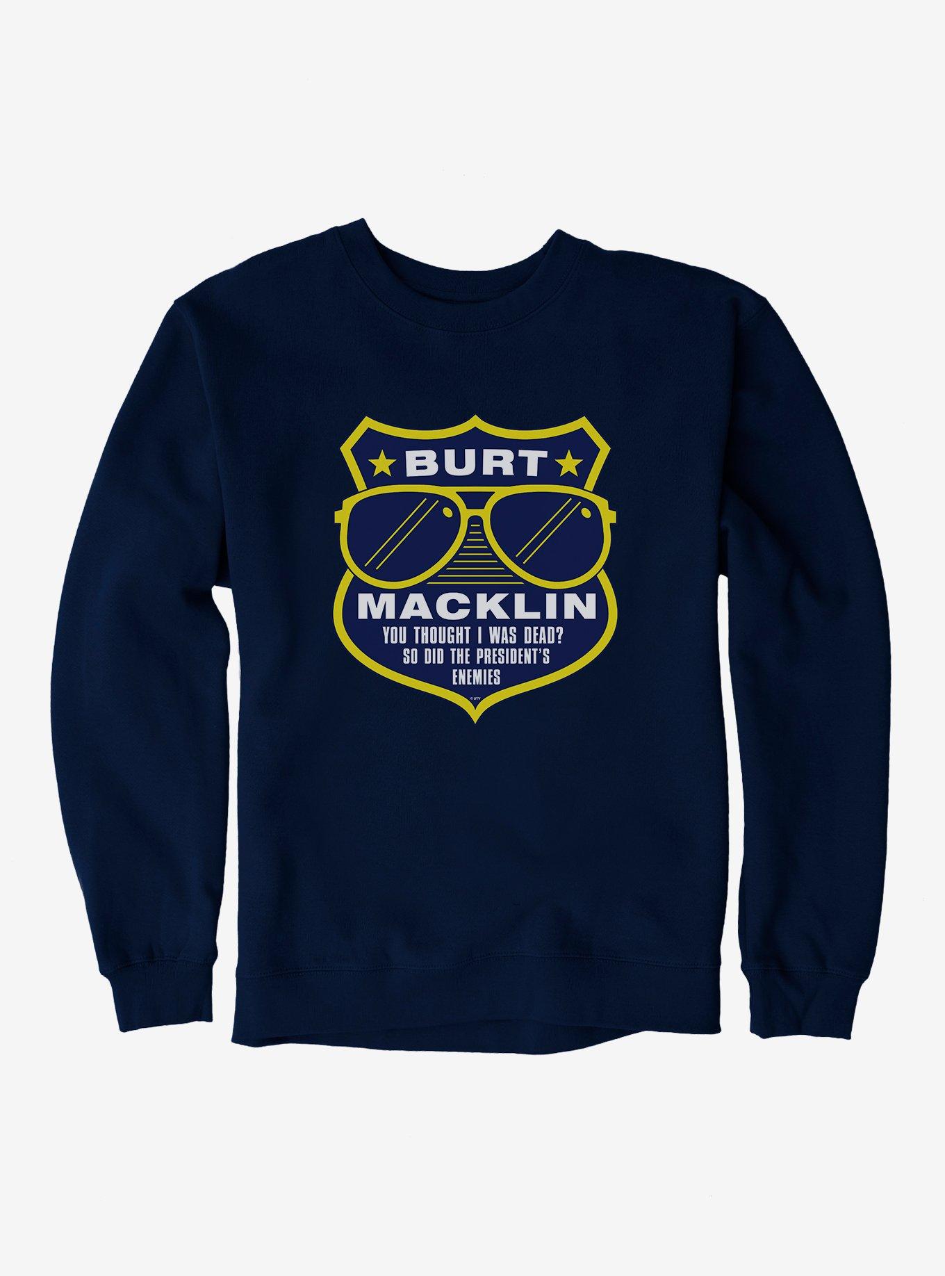 Parks And Recreation Burt Macklin Badge Sweatshirt