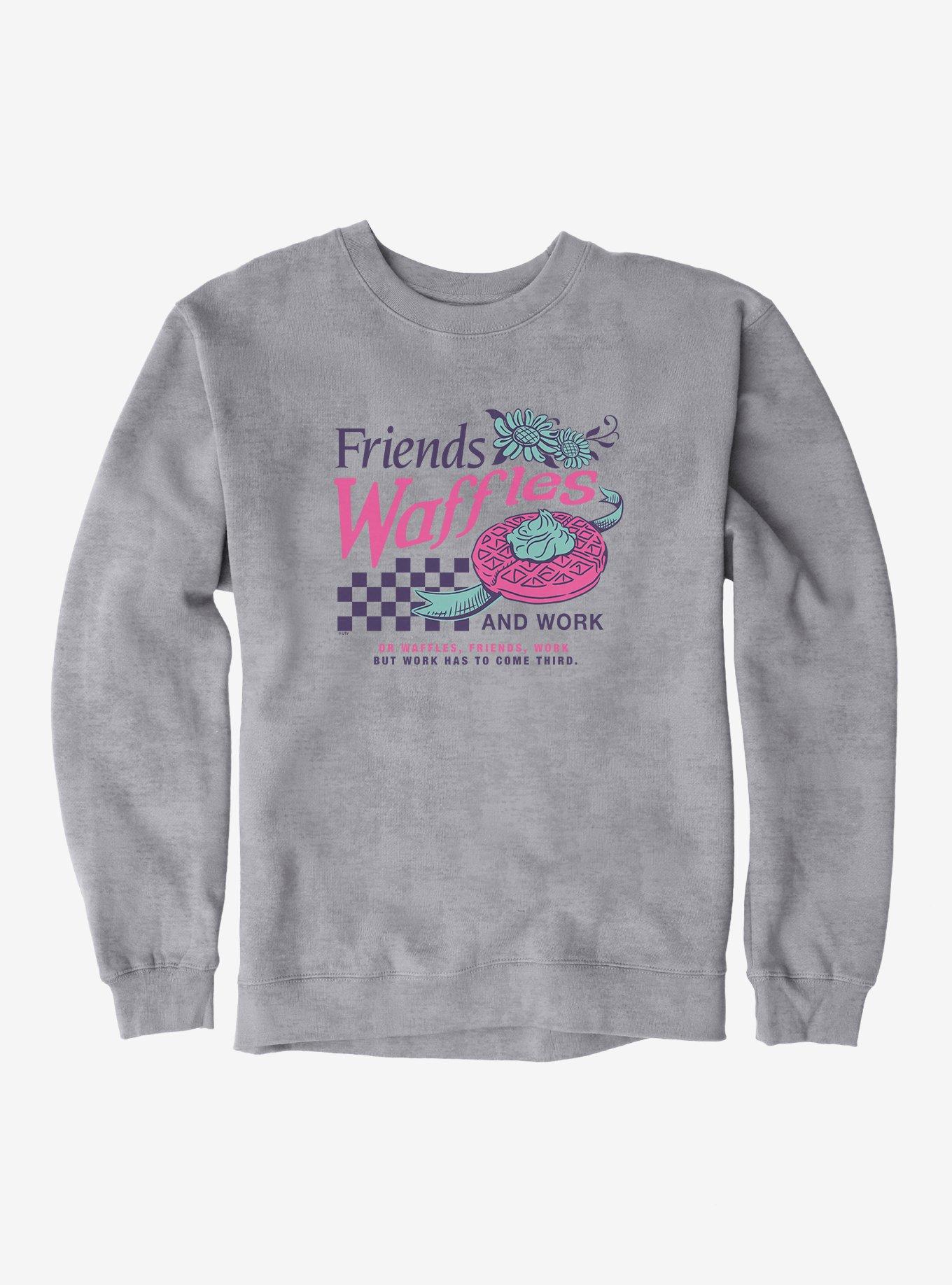 Parks And Recreation Friends Waffles Work Sweatshirt, , hi-res