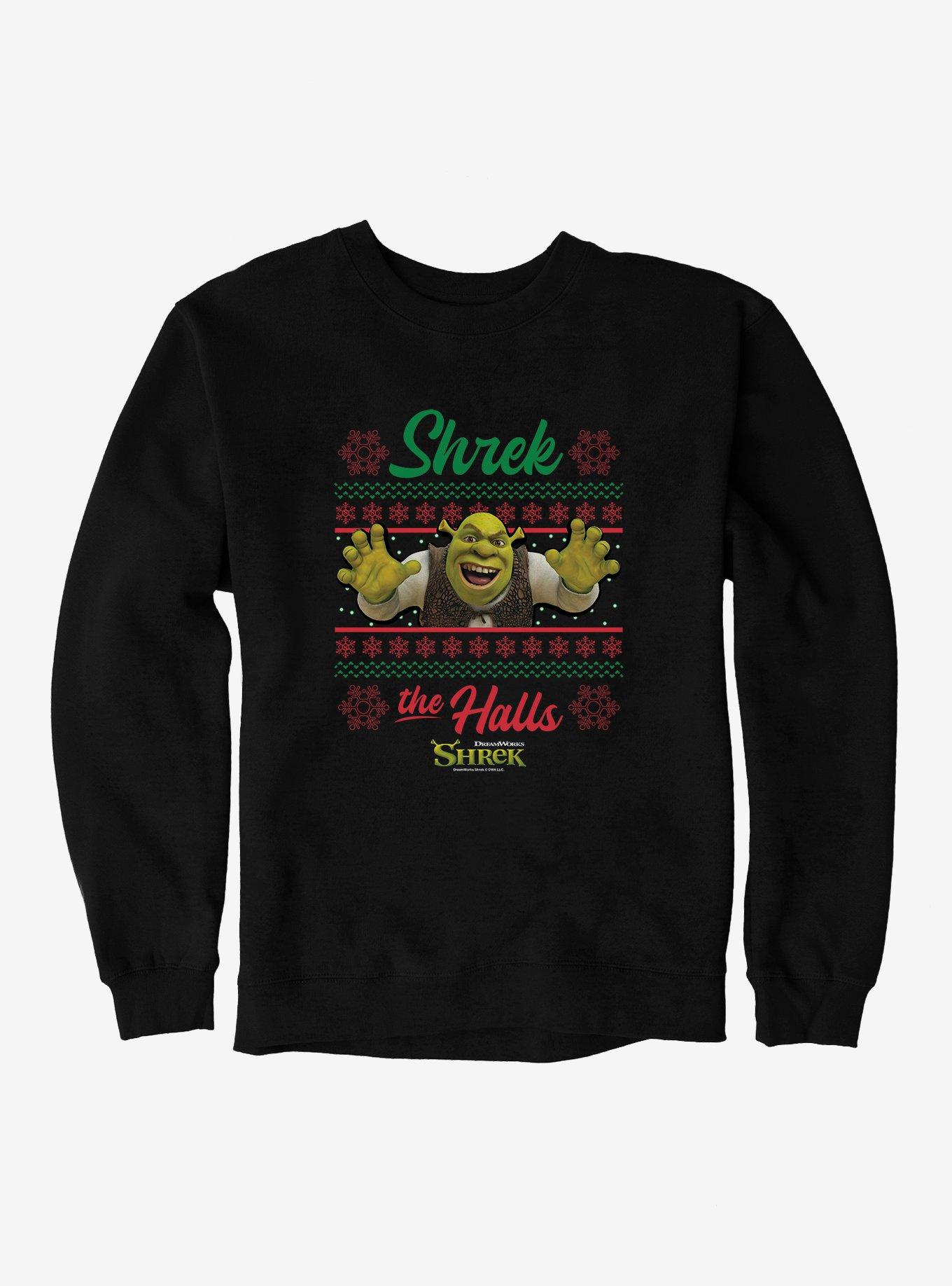 Shrek Shrek The Halls Ugly Christmas Sweater Sweatshirt