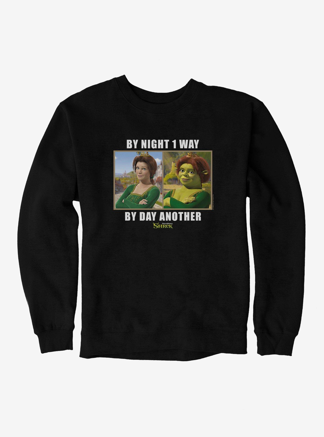 Shrek By Night 1 Way Sweatshirt, BLACK, hi-res