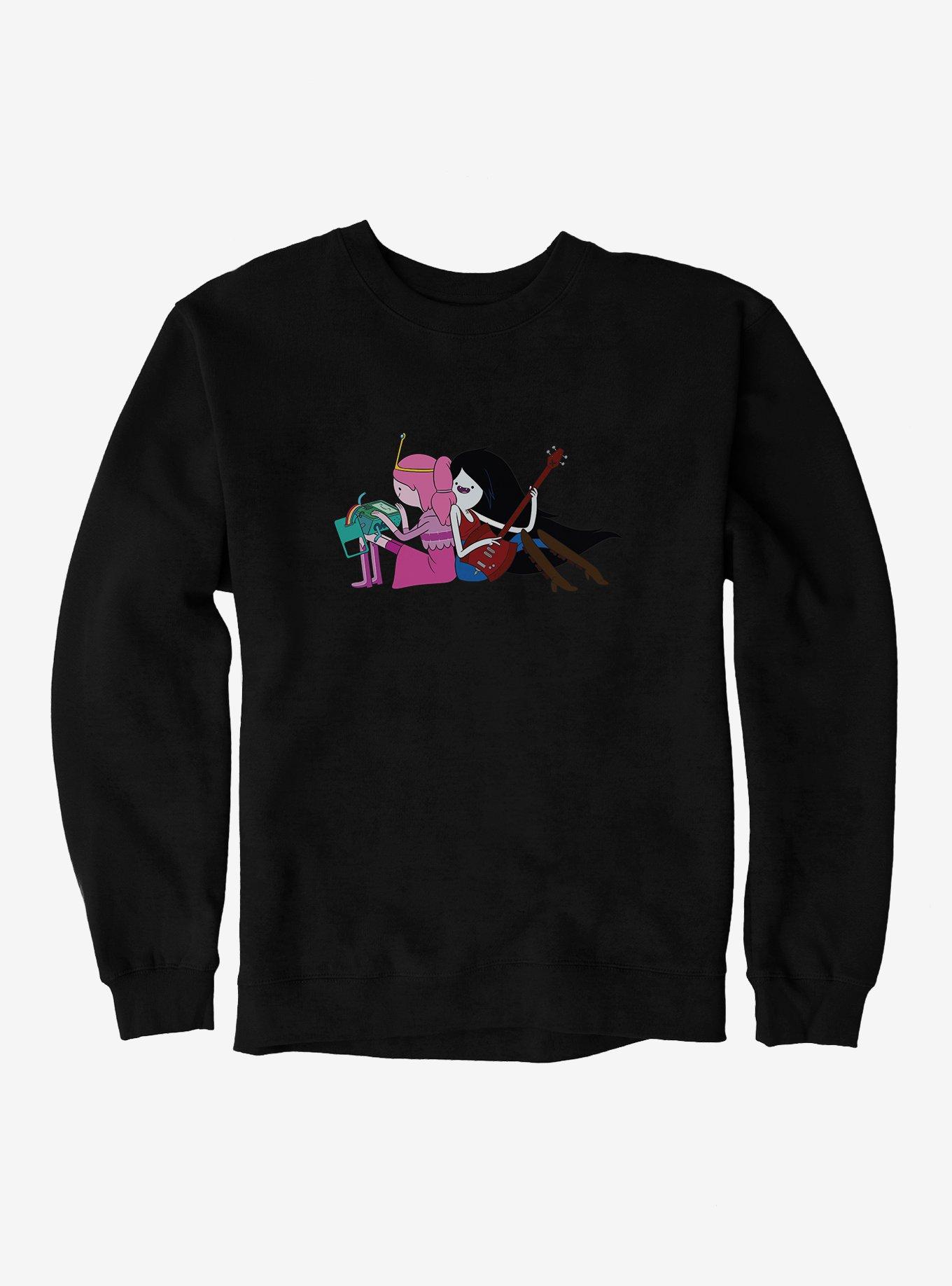 Adventure Time Princess And Vampire Queen Sweatshirt, , hi-res