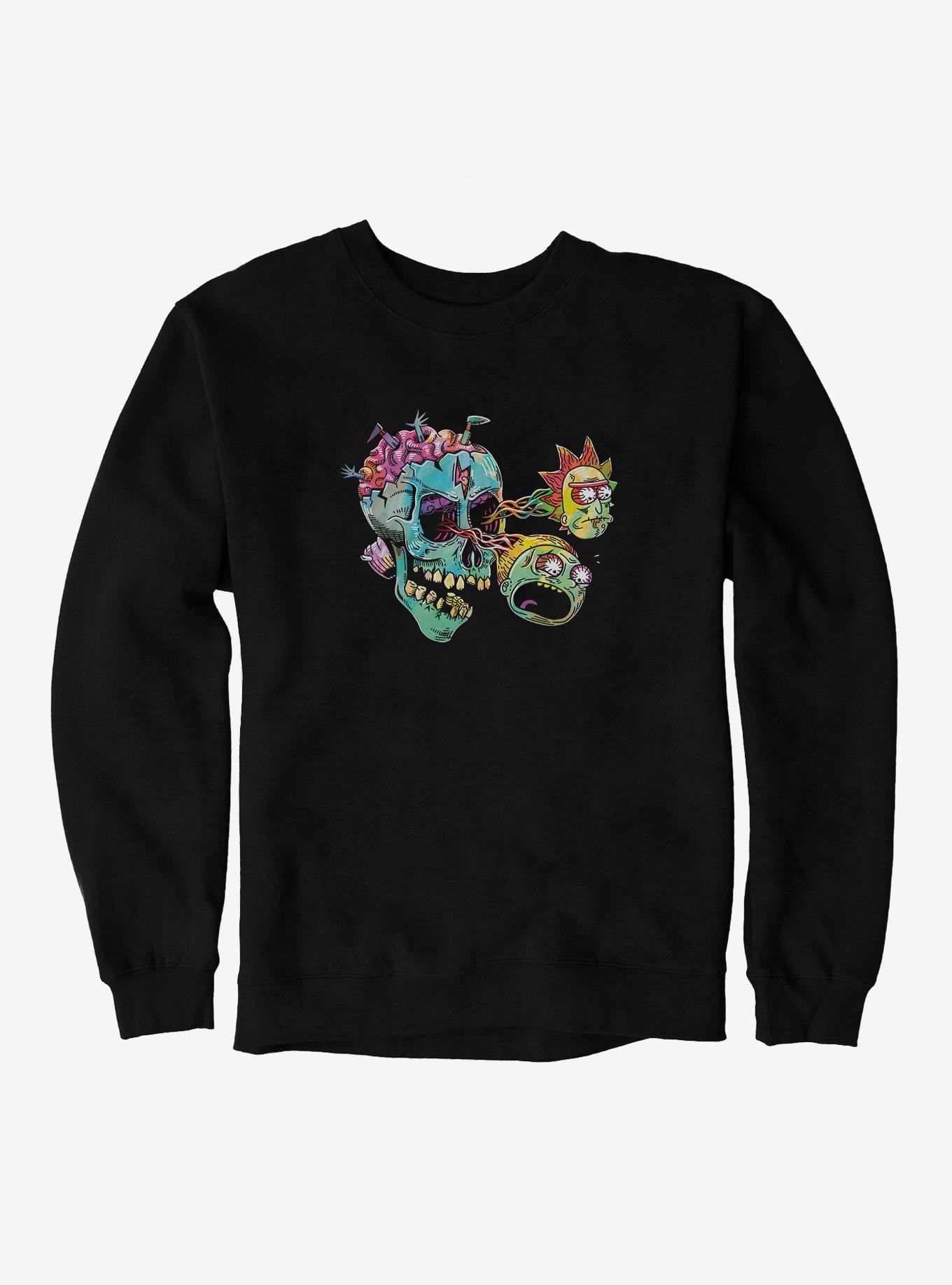 Rick And Morty Eyeball Heads Sweatshirt, , hi-res