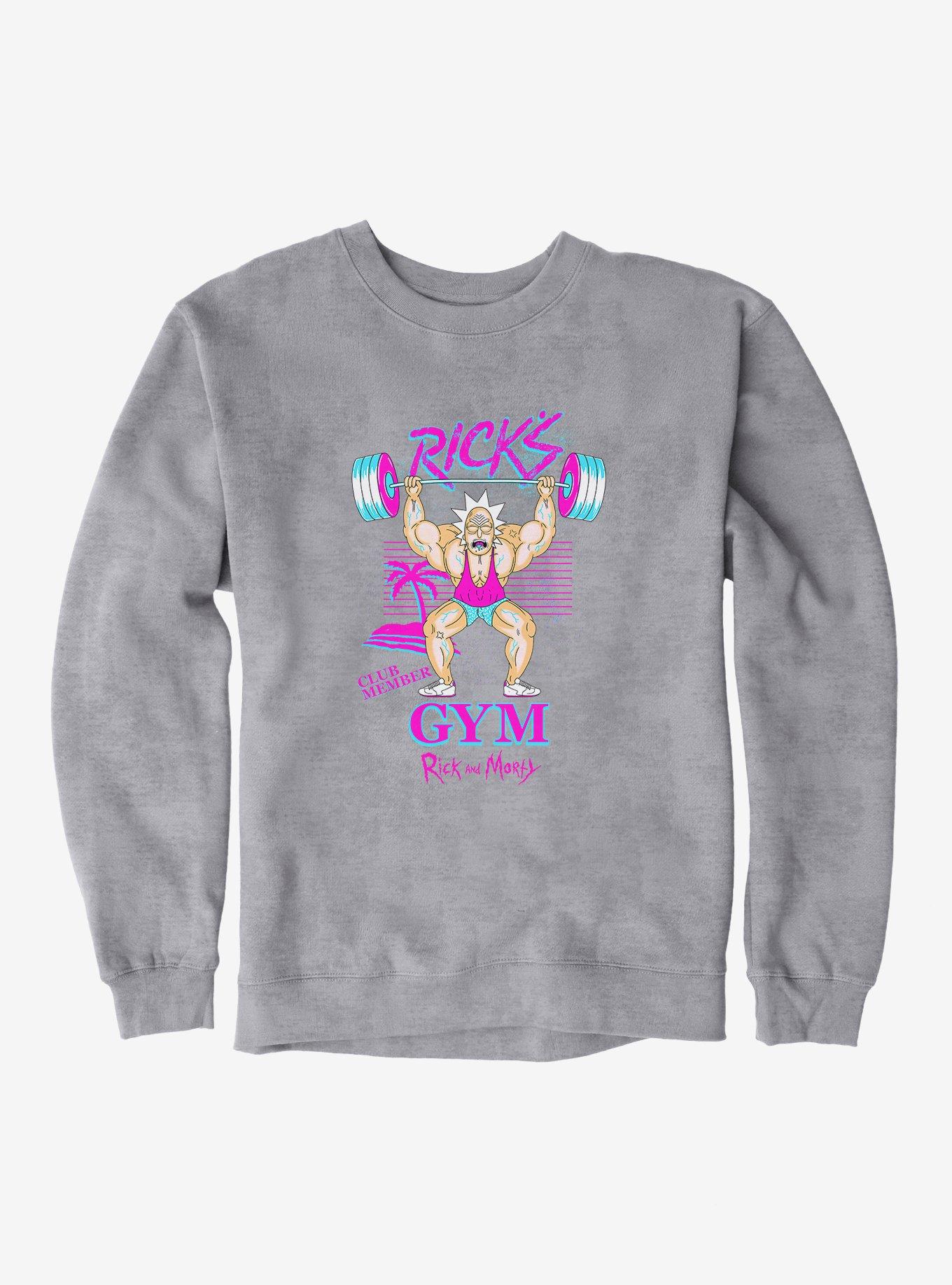 Rick And Morty Rick's Gym Sweatshirt, , hi-res