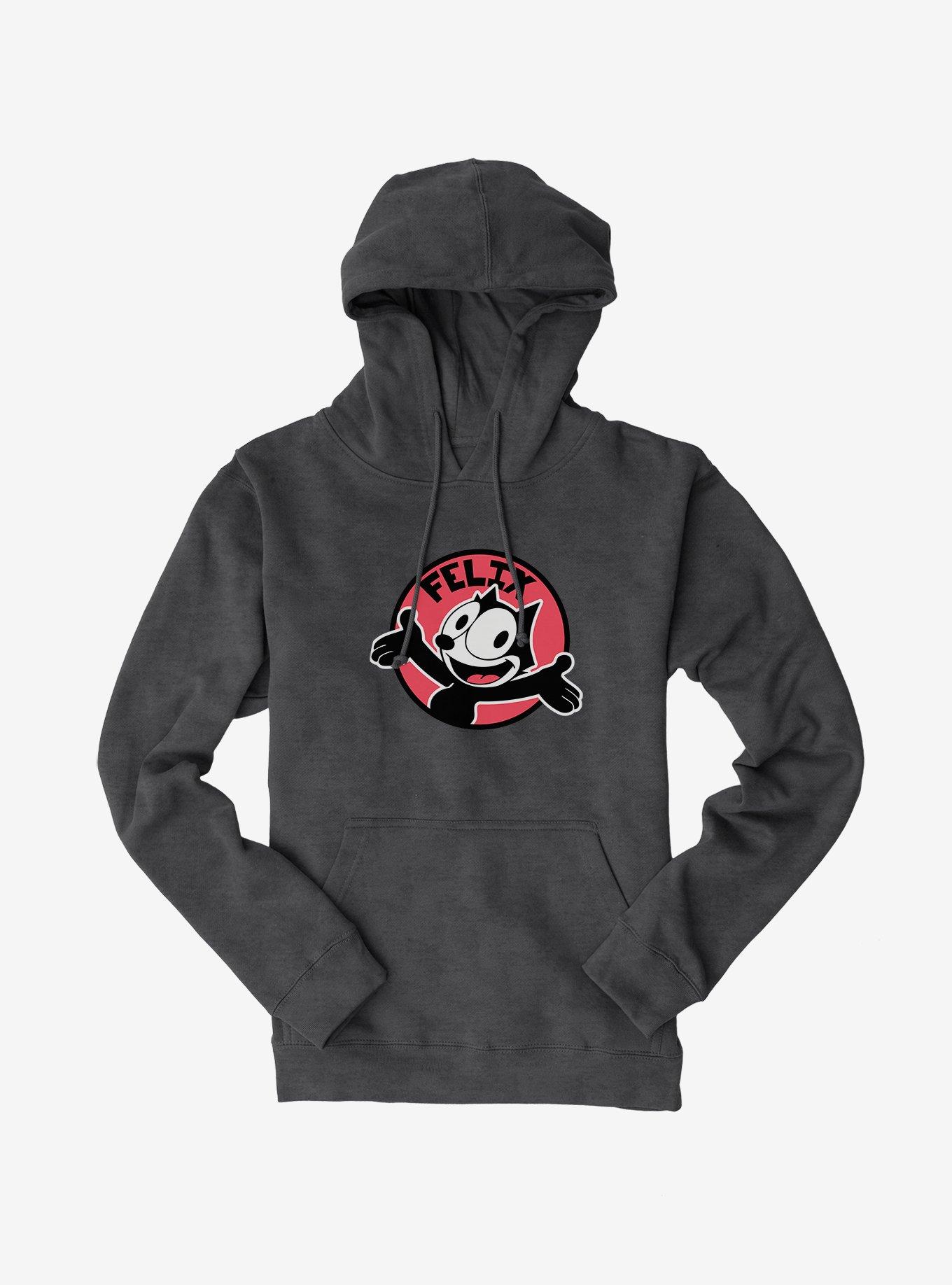 Felix The Cat Happy Smiles Sticker Graphic Hoodie