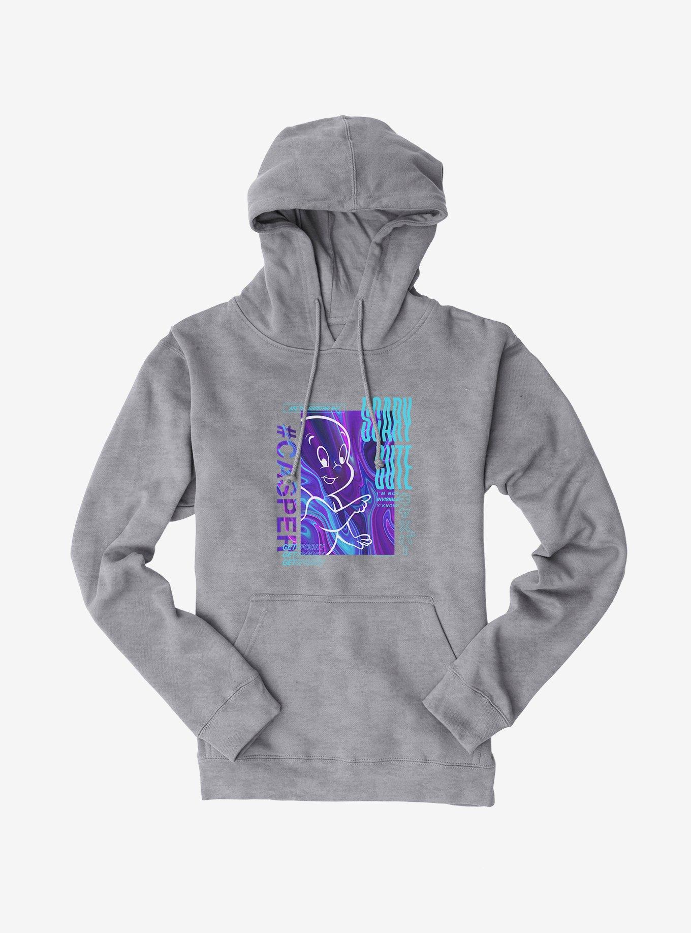 Casper The Friendly Ghost Virtual Raver Scary Cute Hoodie, , hi-res