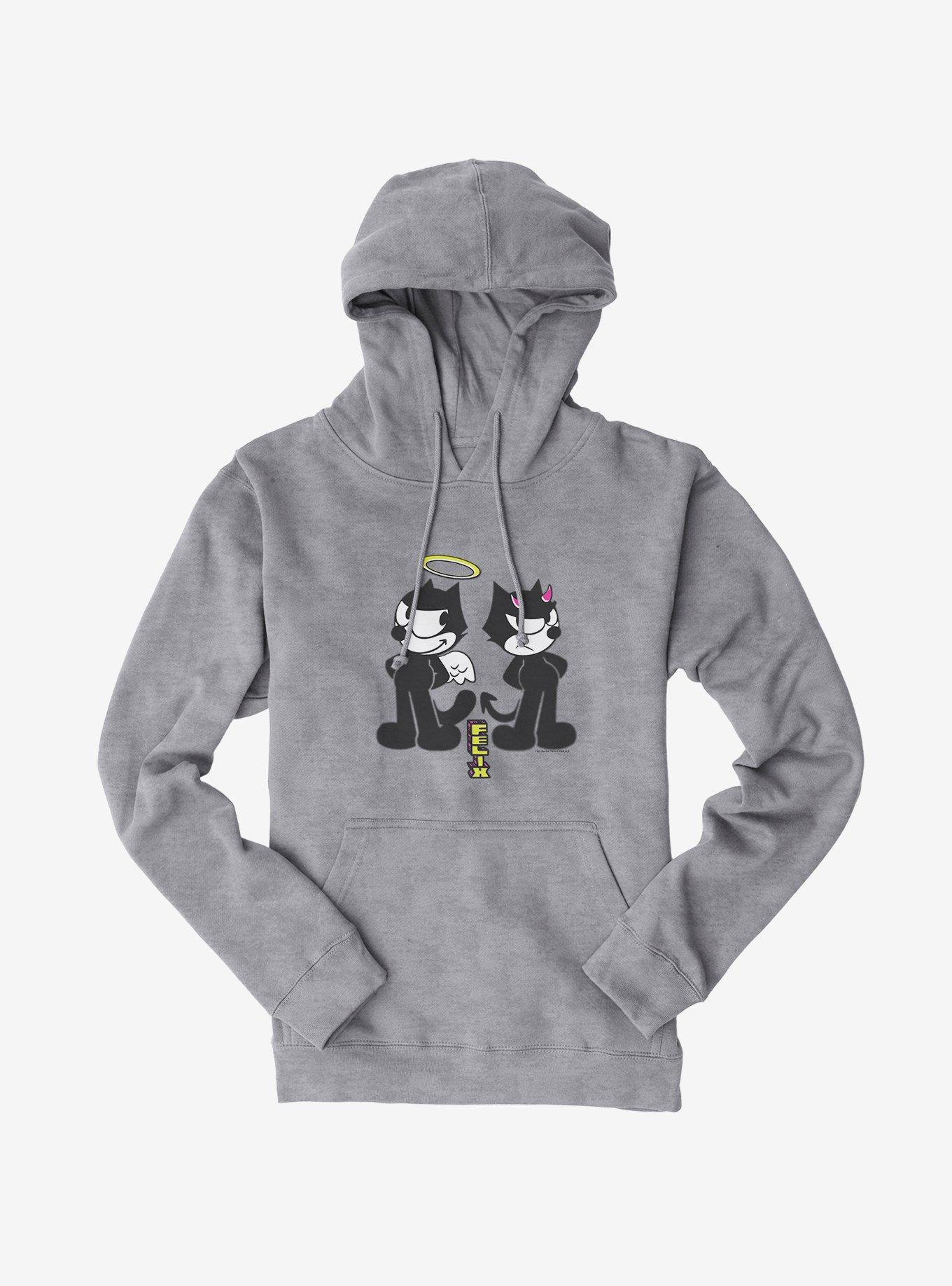 Felix The Cat Good And Evil Felix Hoodie, SPORT GRAY, hi-res