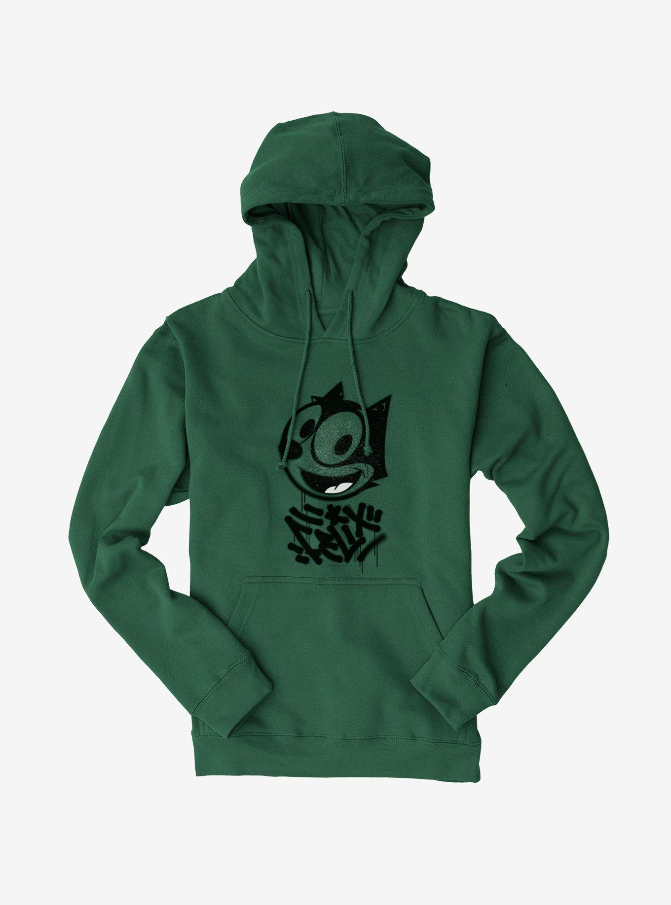 Felix The Cat Graffiti Art All Smiles Felix Hoodie
