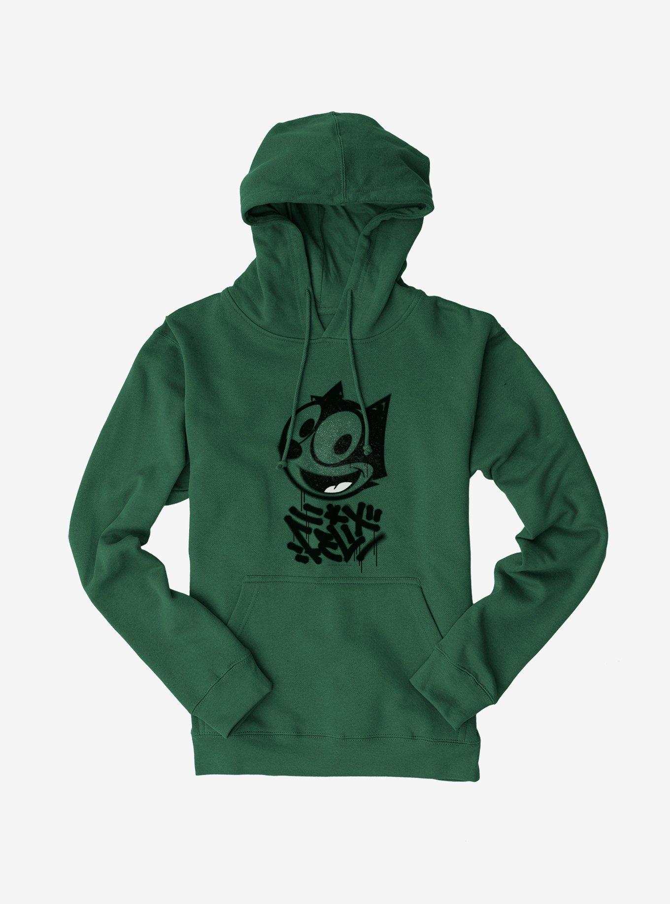 Felix The Cat Graffiti Art All Smiles Felix Hoodie, , hi-res