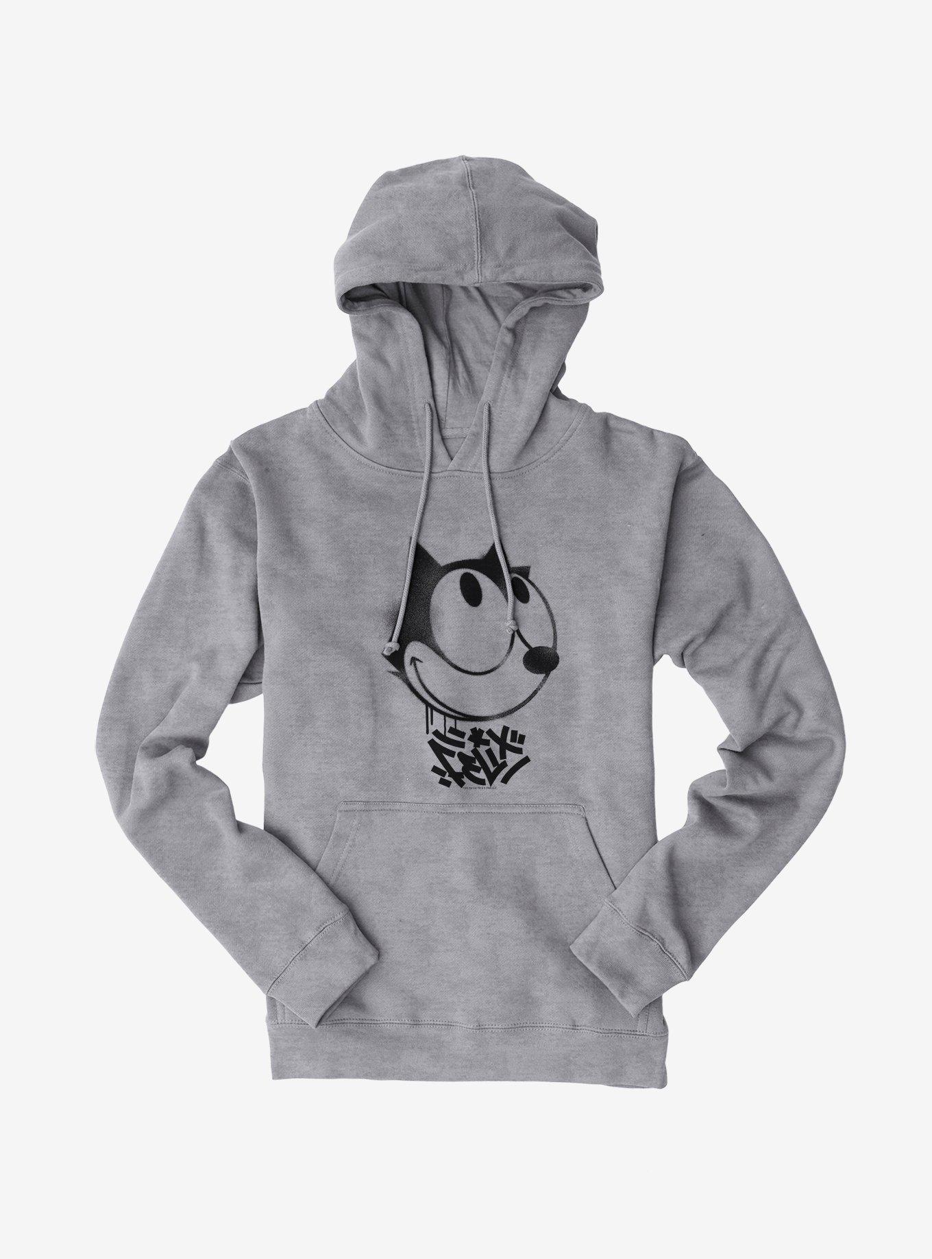 Felix The Cat Graffiti Art Smiling Felix Hoodie, , hi-res