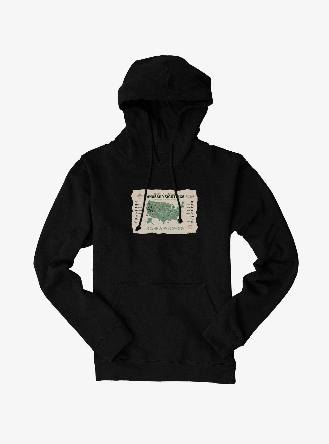 Jurassic World Dominion Dinosaur Sightings Hoodie, , hi-res