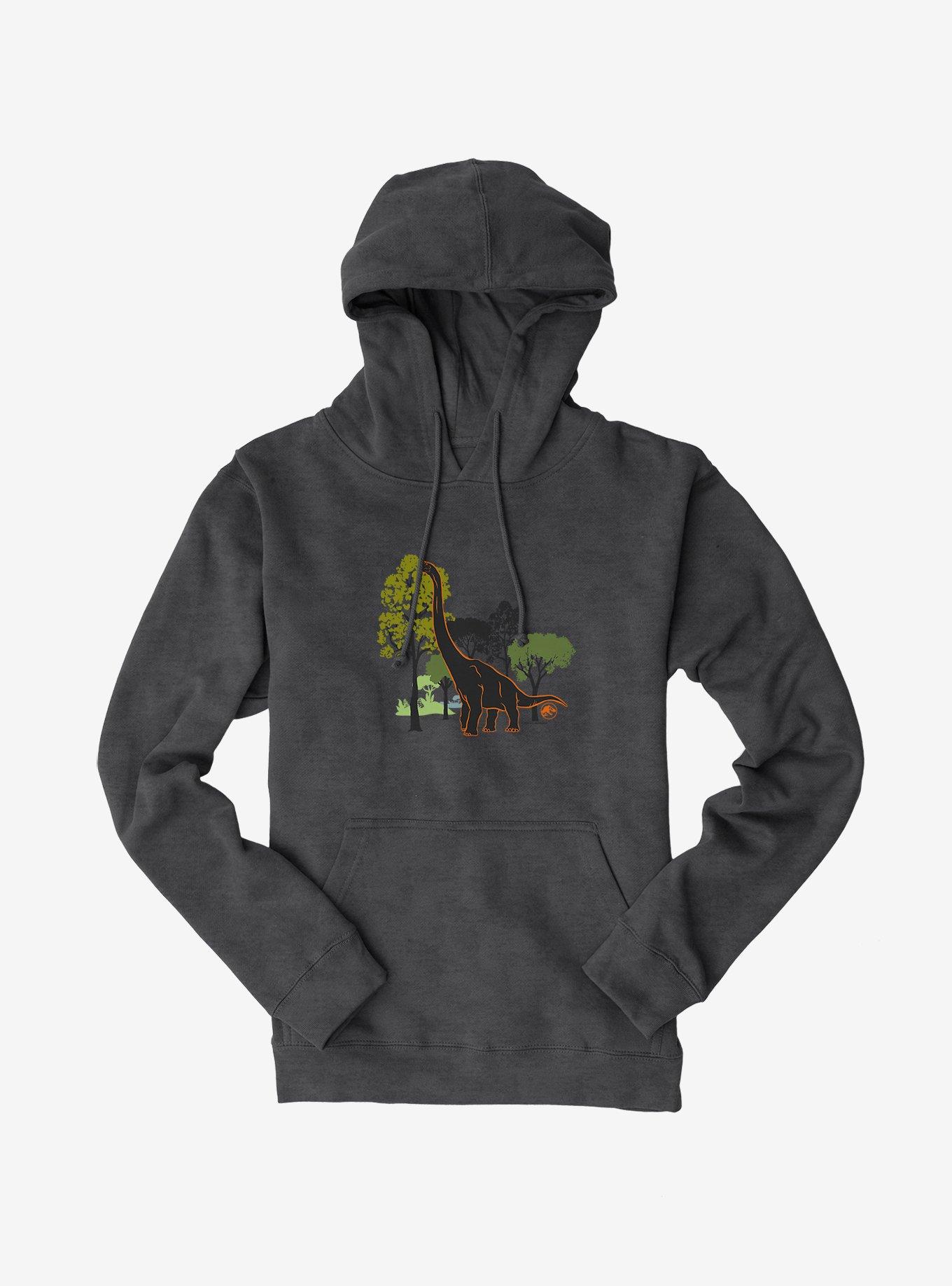 Jurarssic World Brachiosaurus Hoodie, DARK HEATHER, hi-res