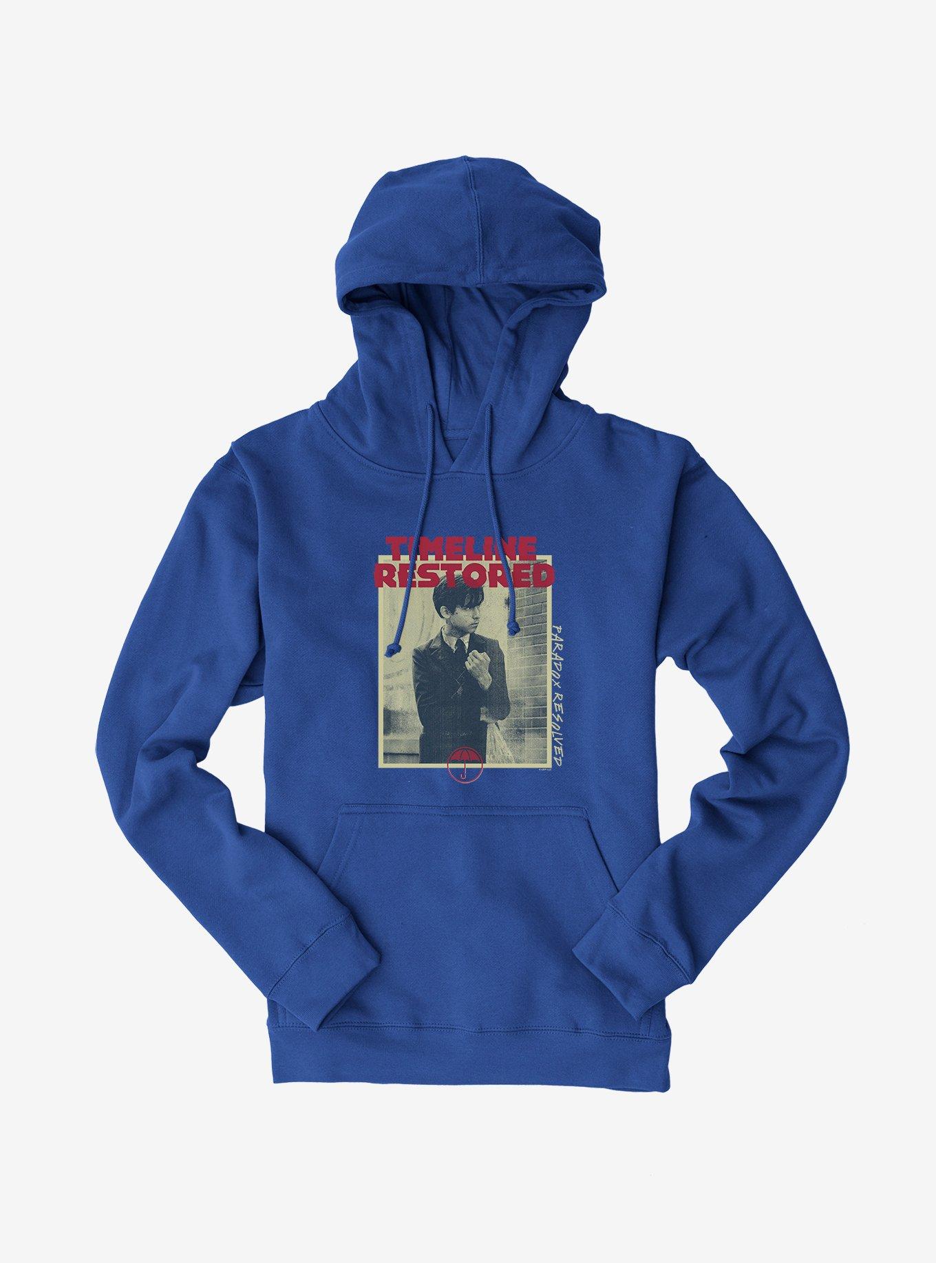 The Umbrella Academy Timeline Restored Hoodie, ROYAL, hi-res