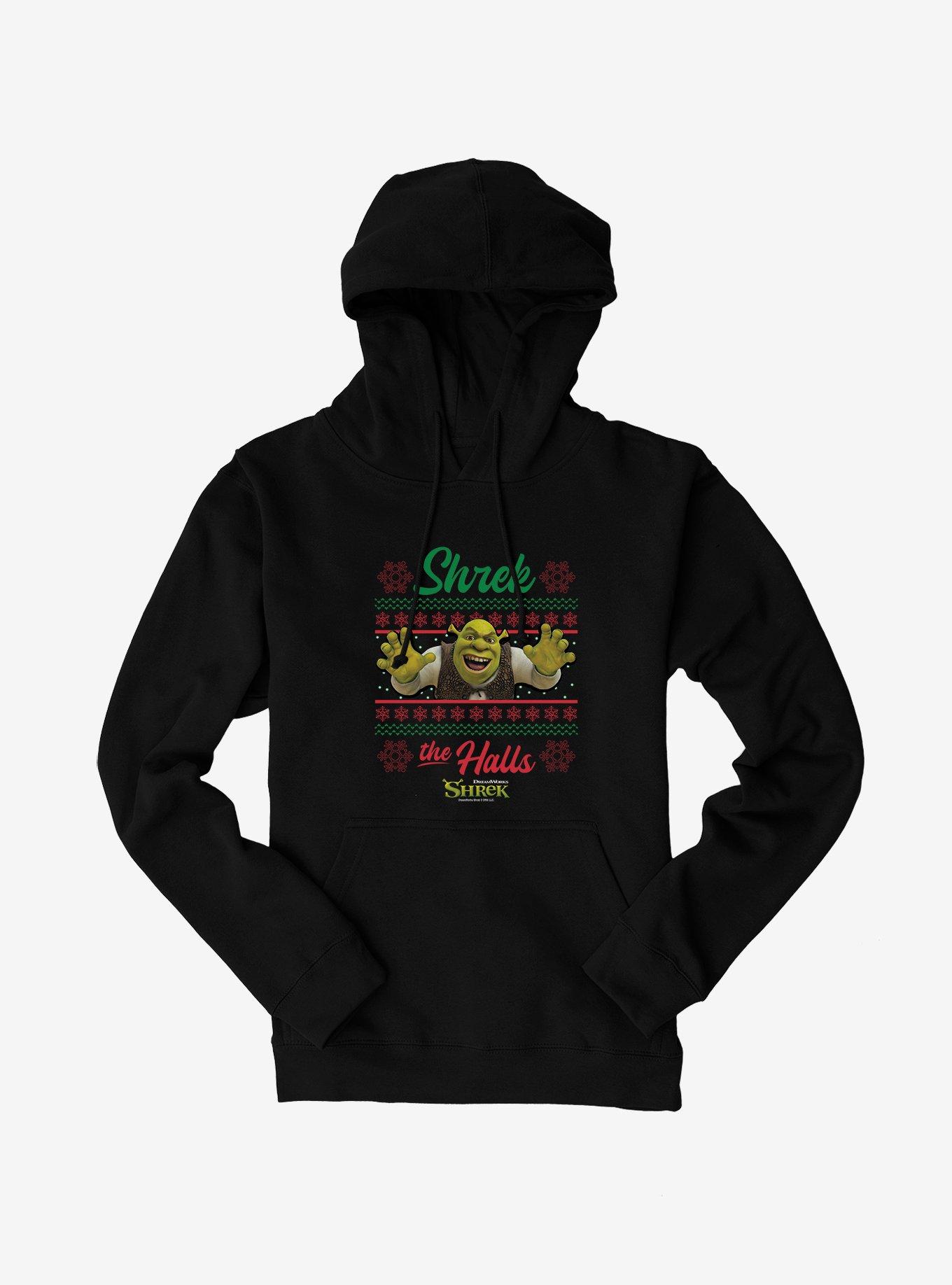 Shrek Shrek The Halls Ugly Christmas Sweater Hoodie, , hi-res