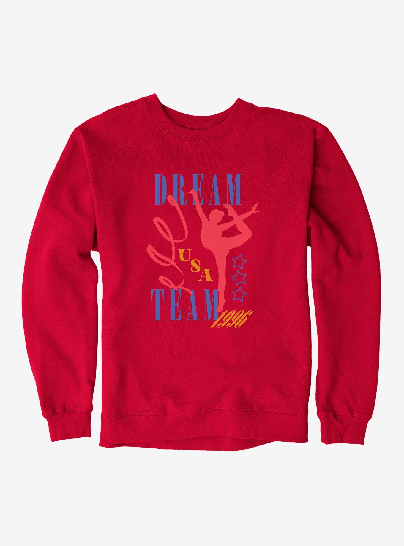 Olympic Rhythmic Gymnastics USA 1996 Sweatshirt, RED, hi-res