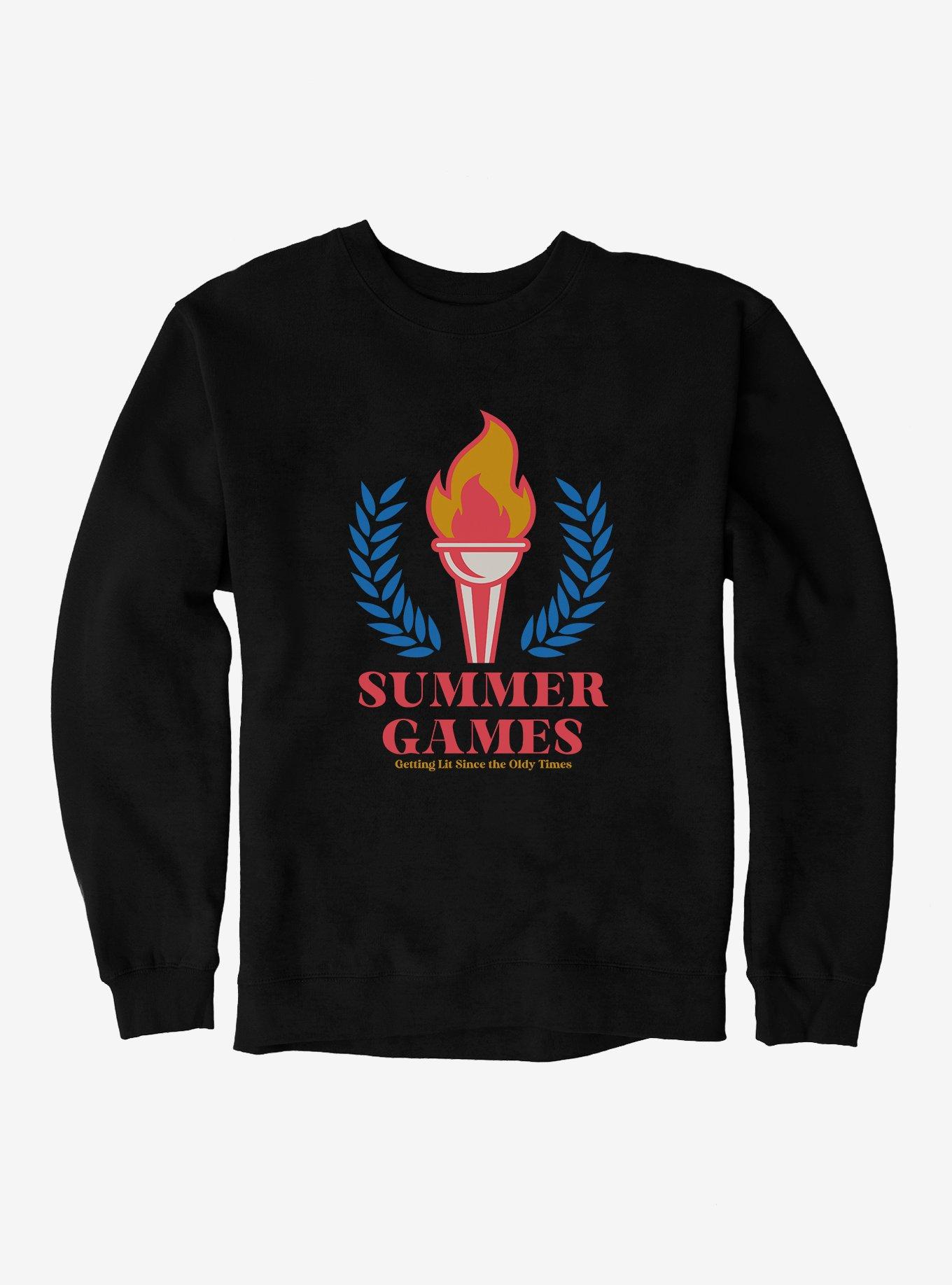 Olympic Lit Since The Oldy Times Sweatshirt, BLACK, hi-res
