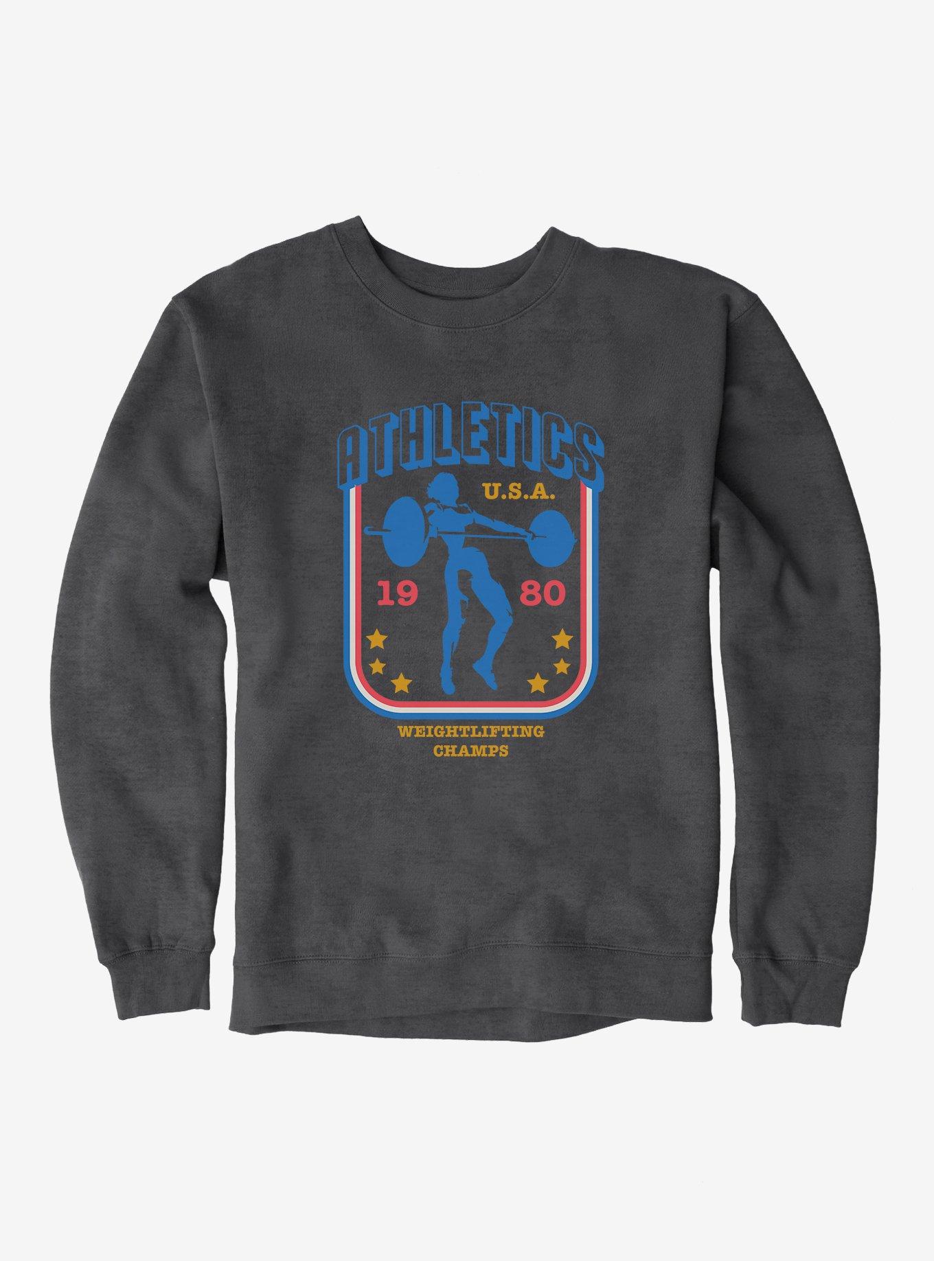 Olympic Weightlifting Champs 1980 USA Sweatshirt, , hi-res