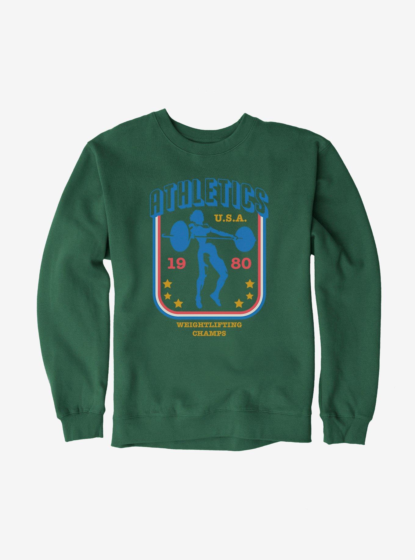 Olympic Weightlifting Champs 1980 USA Sweatshirt, , hi-res