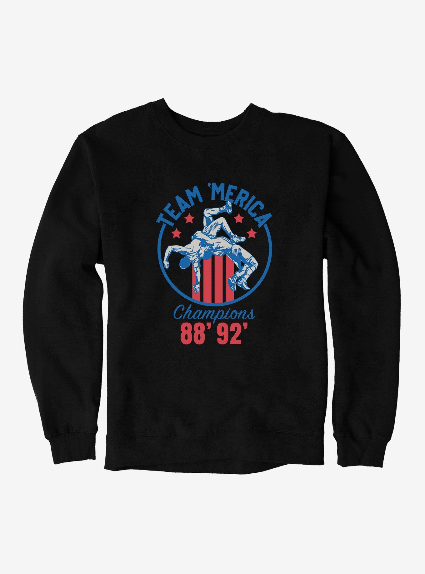 Olympic Team American Champs 1988 1992 Sweatshirt, BLACK, hi-res