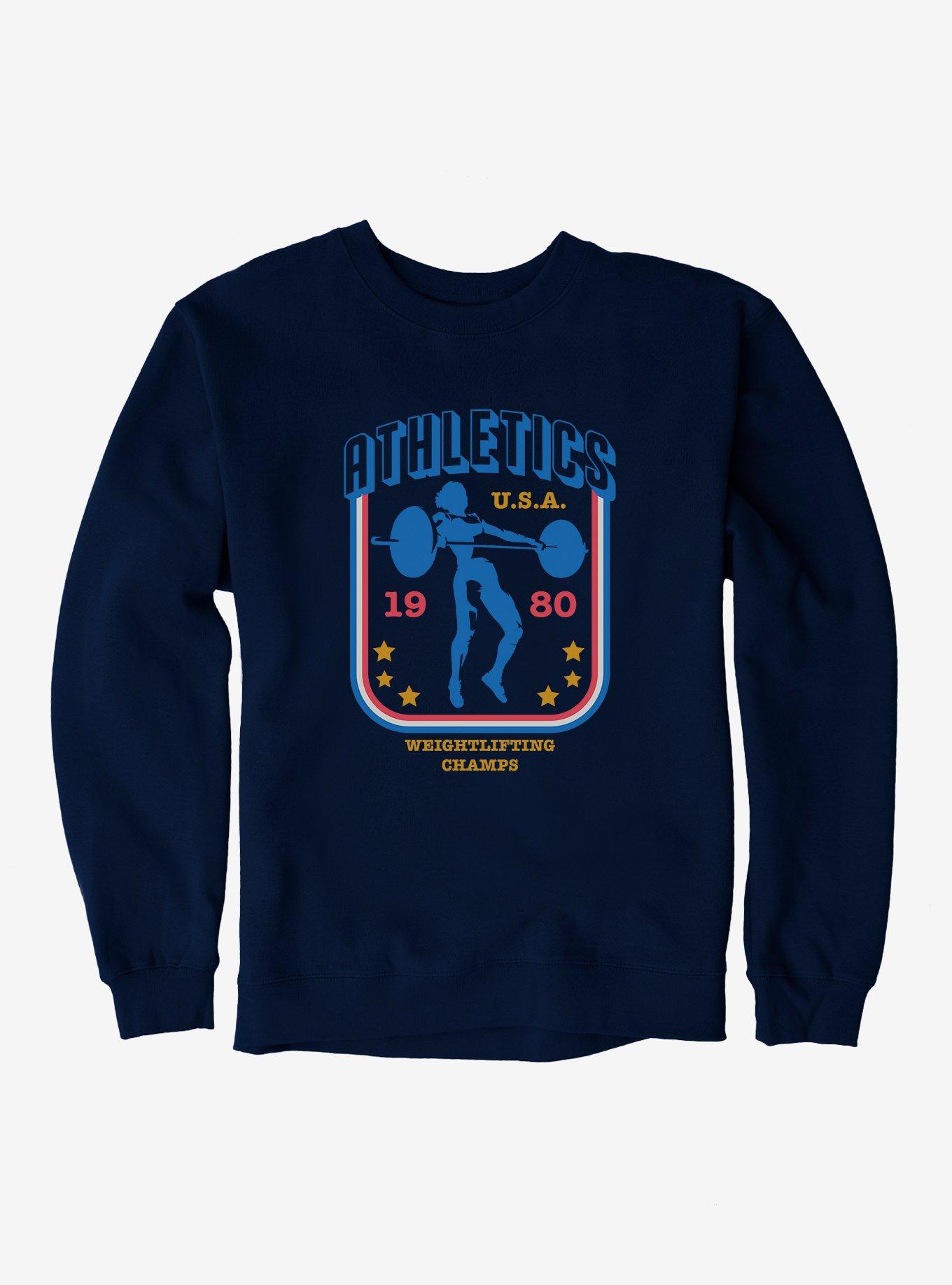 Olympic Weightlifting Champs 1980 USA Sweatshirt, , hi-res
