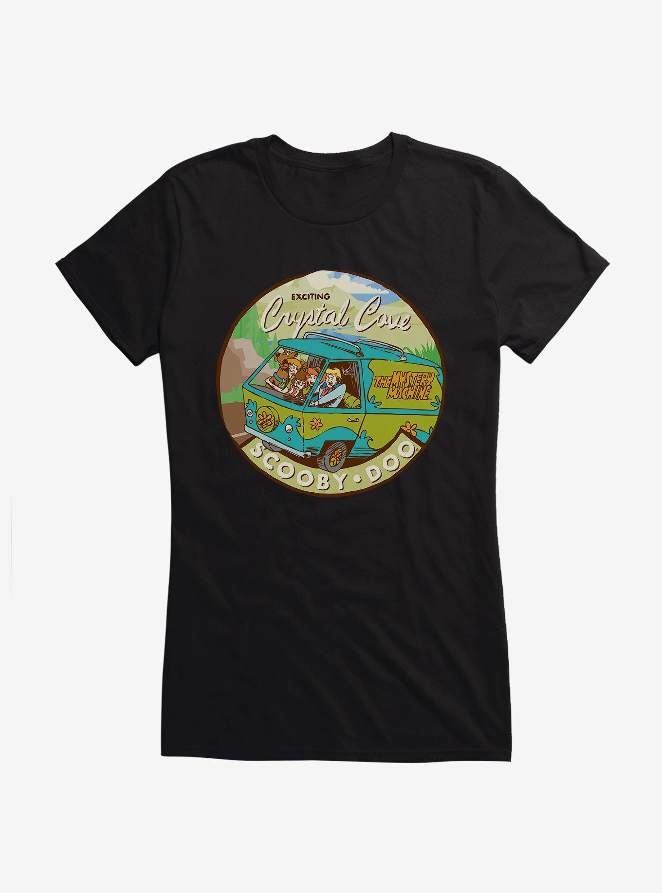 Scooby-Doo Crystal Cove Postcard Badge Girls T-Shirt