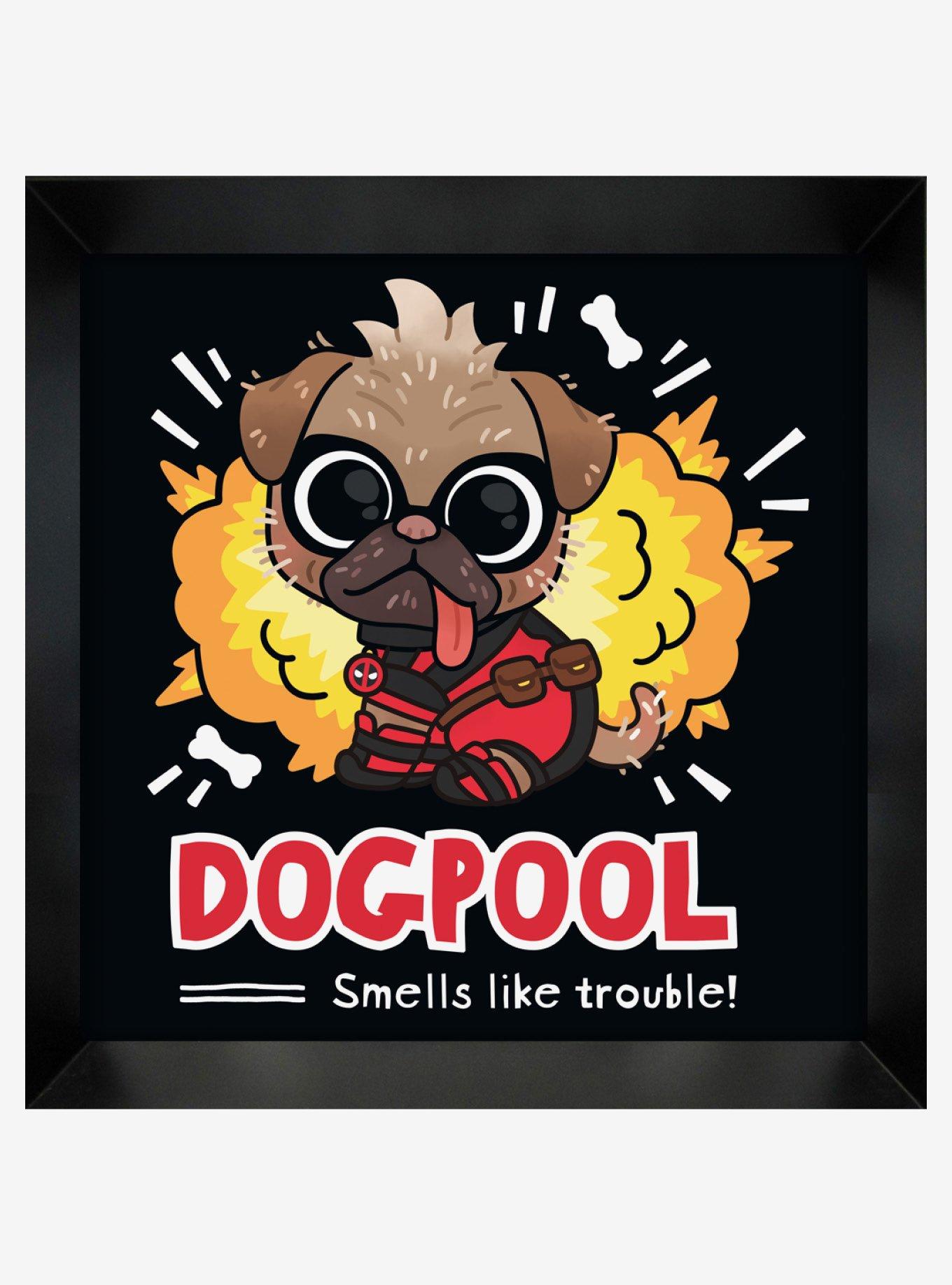 Marvel Deadpool 3 Smells like Trouble Wood Wall Art, , hi-res