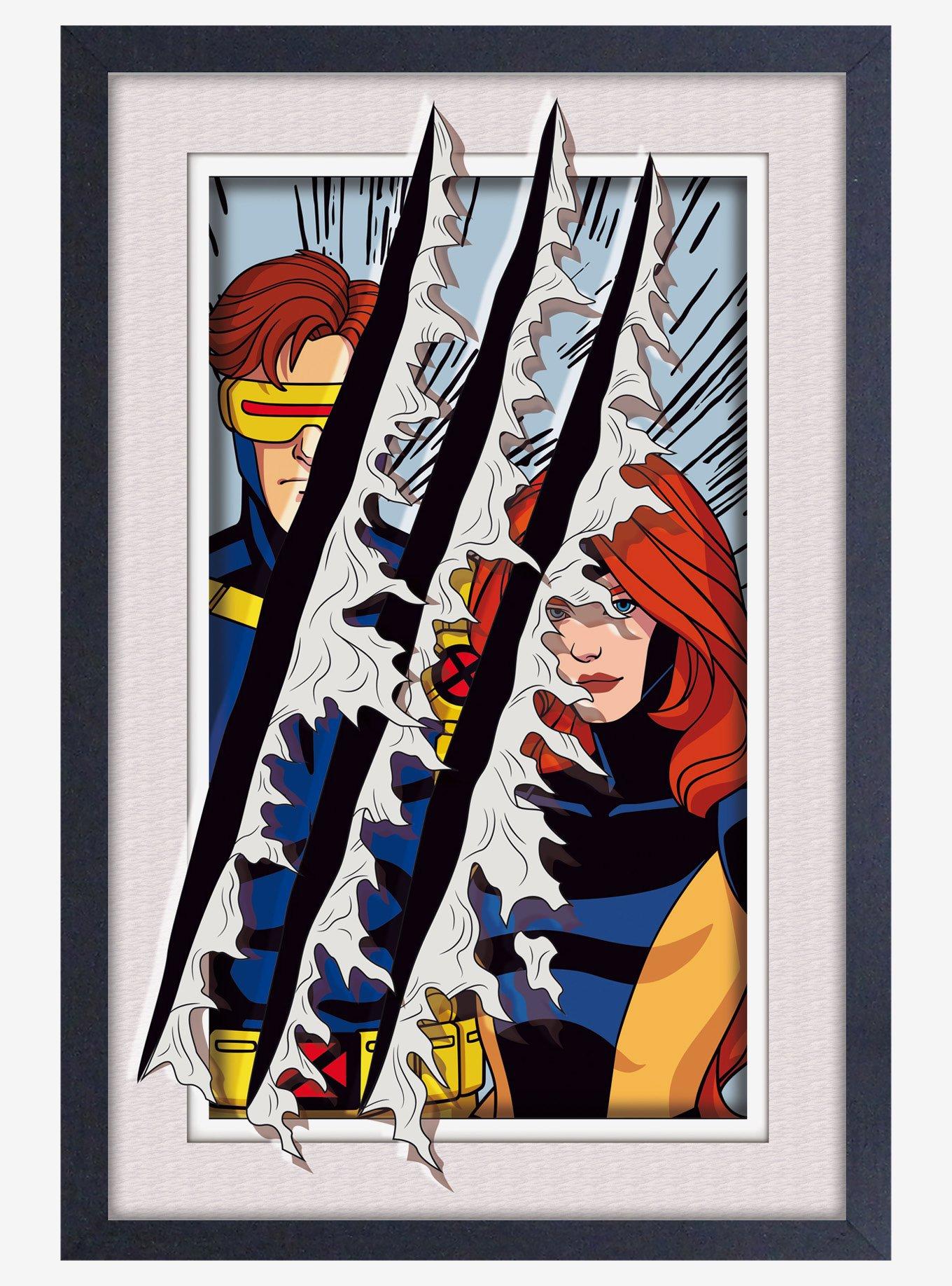 Marvel X-Men Slashed Photo '97 Plexi Framed Poster, , hi-res