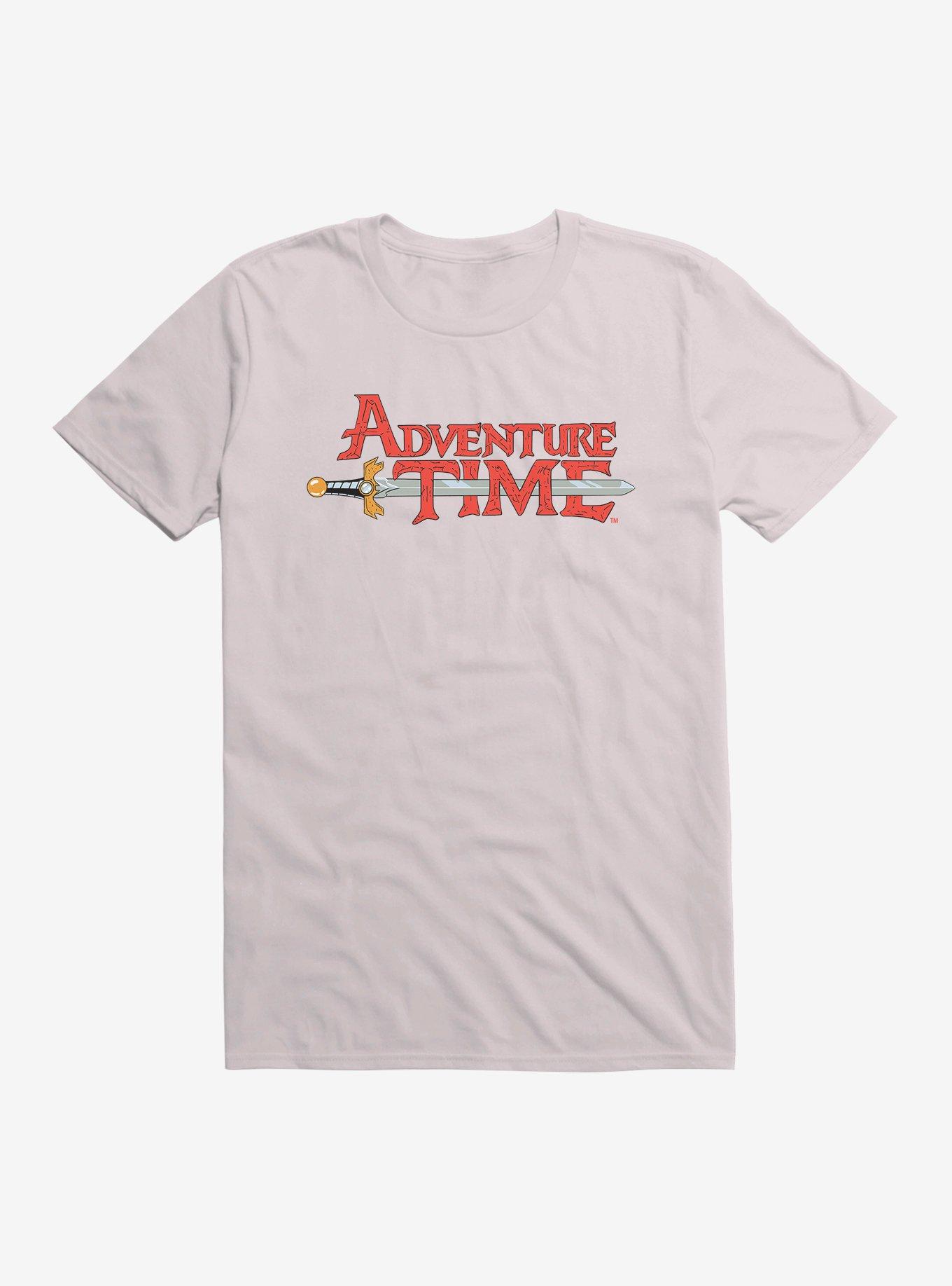 Adventure Time Logo Sword T-Shirt, ICE GREY, hi-res