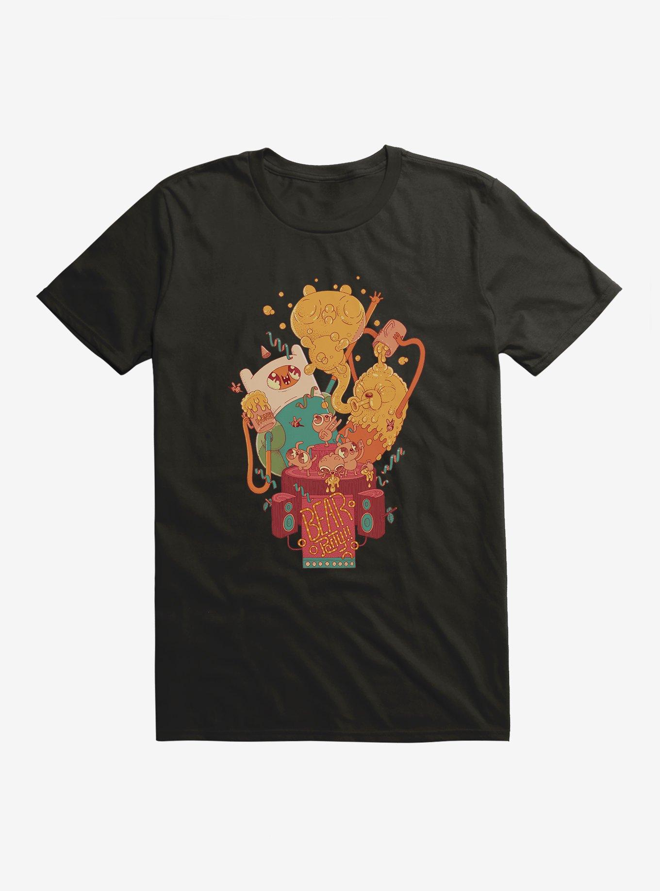 Adventure Time Bear Party Honey T-Shirt, BLACK, hi-res